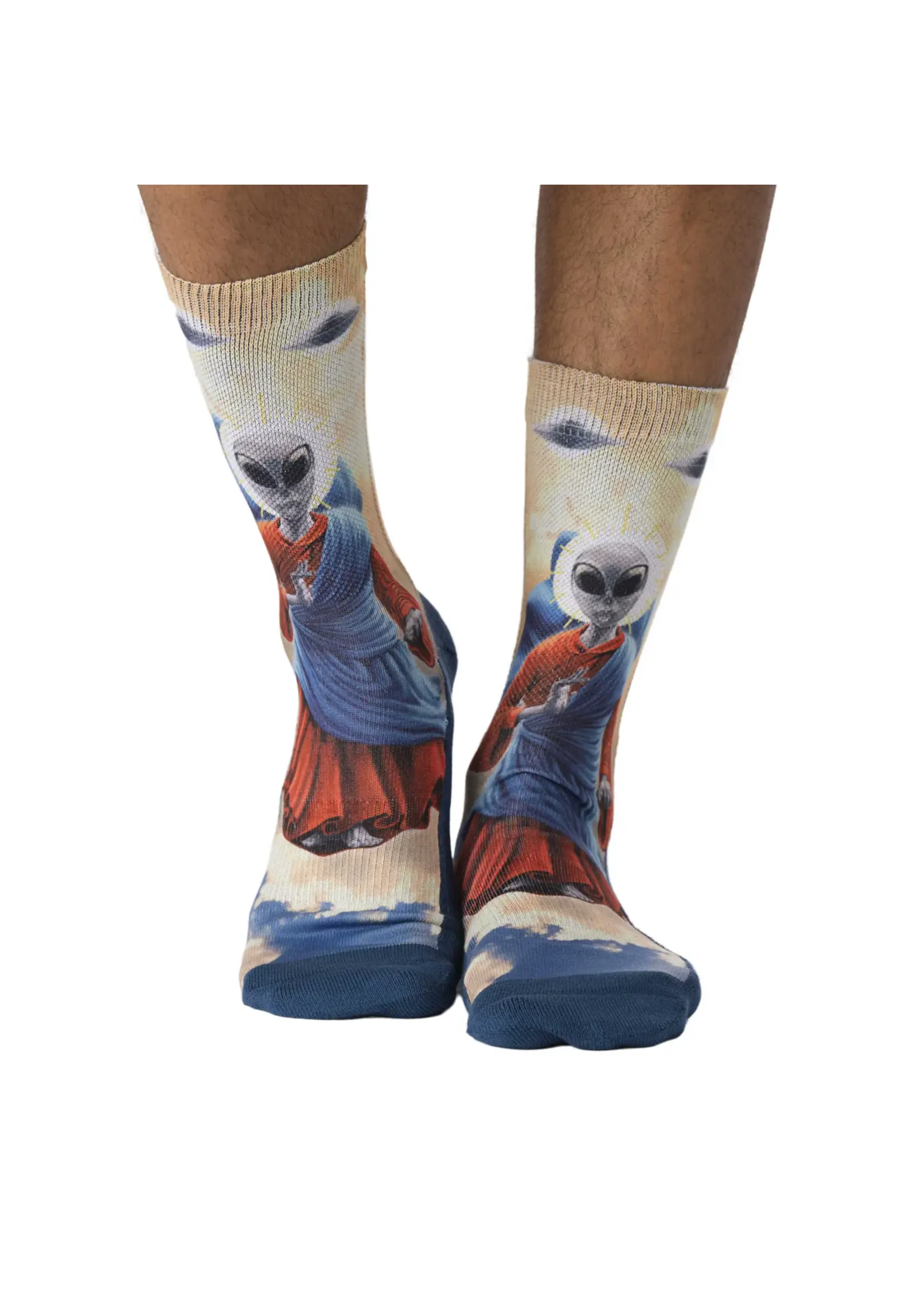 Men's Space Jesus Socks