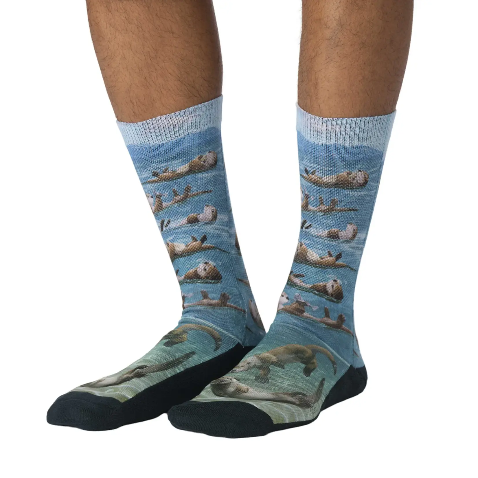 Good Luck Sock Men's Floating Otter Socks