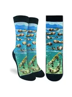 Women's Floating Sea Otter Socks