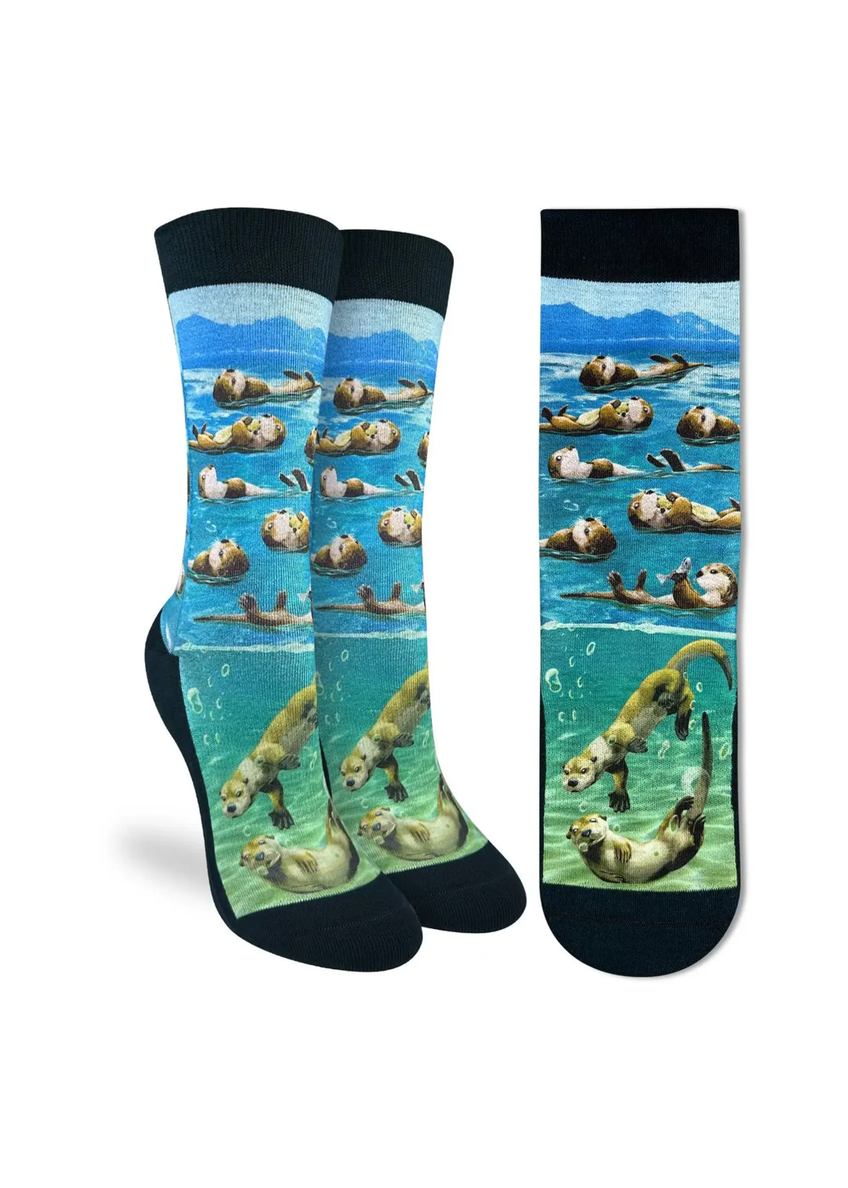 Women's Floating Sea Otter Socks