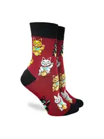 Women's Lucky Waving Cat Socks
