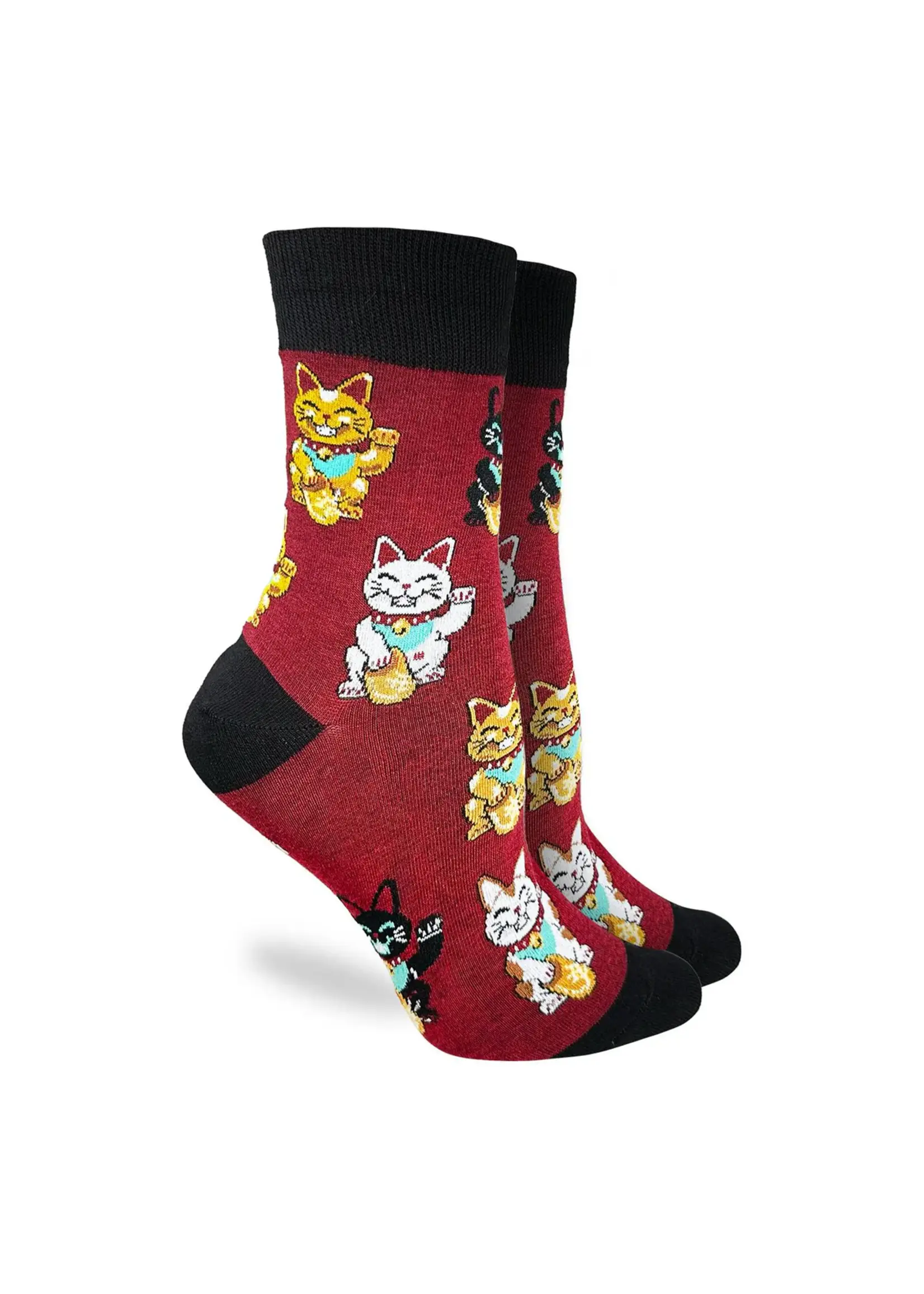 Women's Lucky Waving Cat Socks