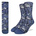 Good Luck Sock Men's Great White Sharks Socks