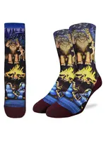 Men's Bigfoot and Alien Camping Socks