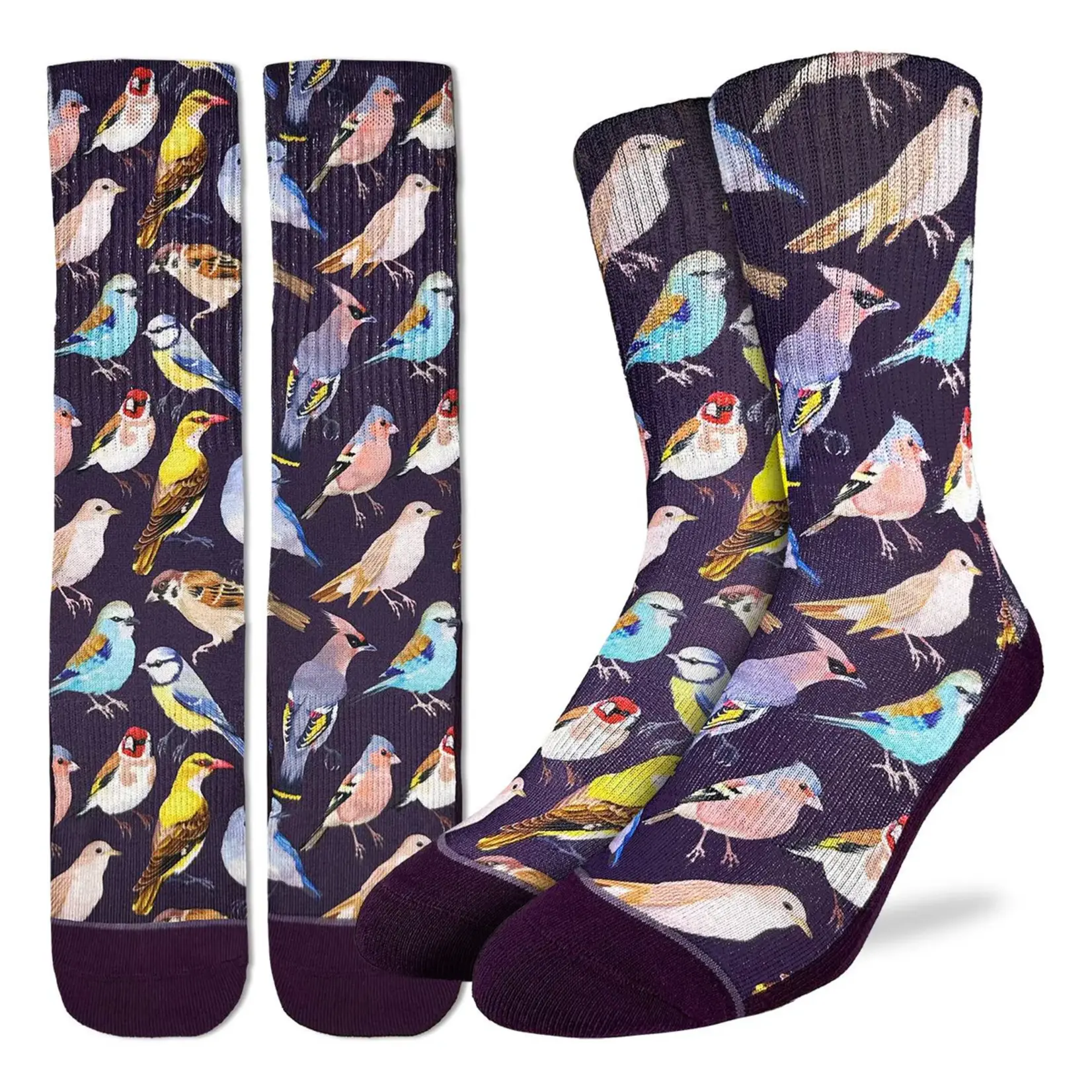Good Luck Sock Men's Botanical Birds Socks