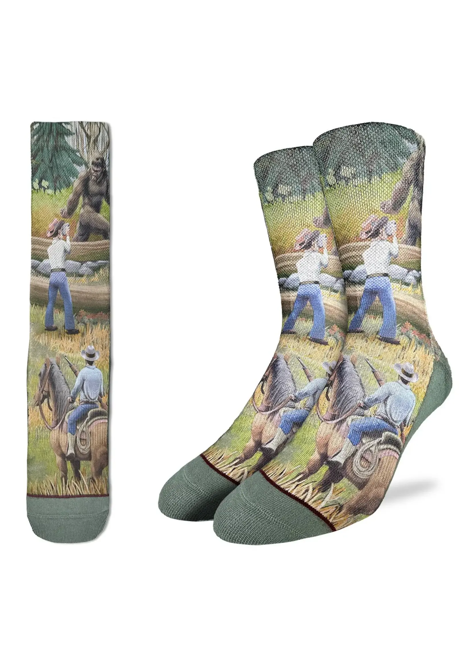 Men's Bigfoot Patterson Gimlin Film Socks