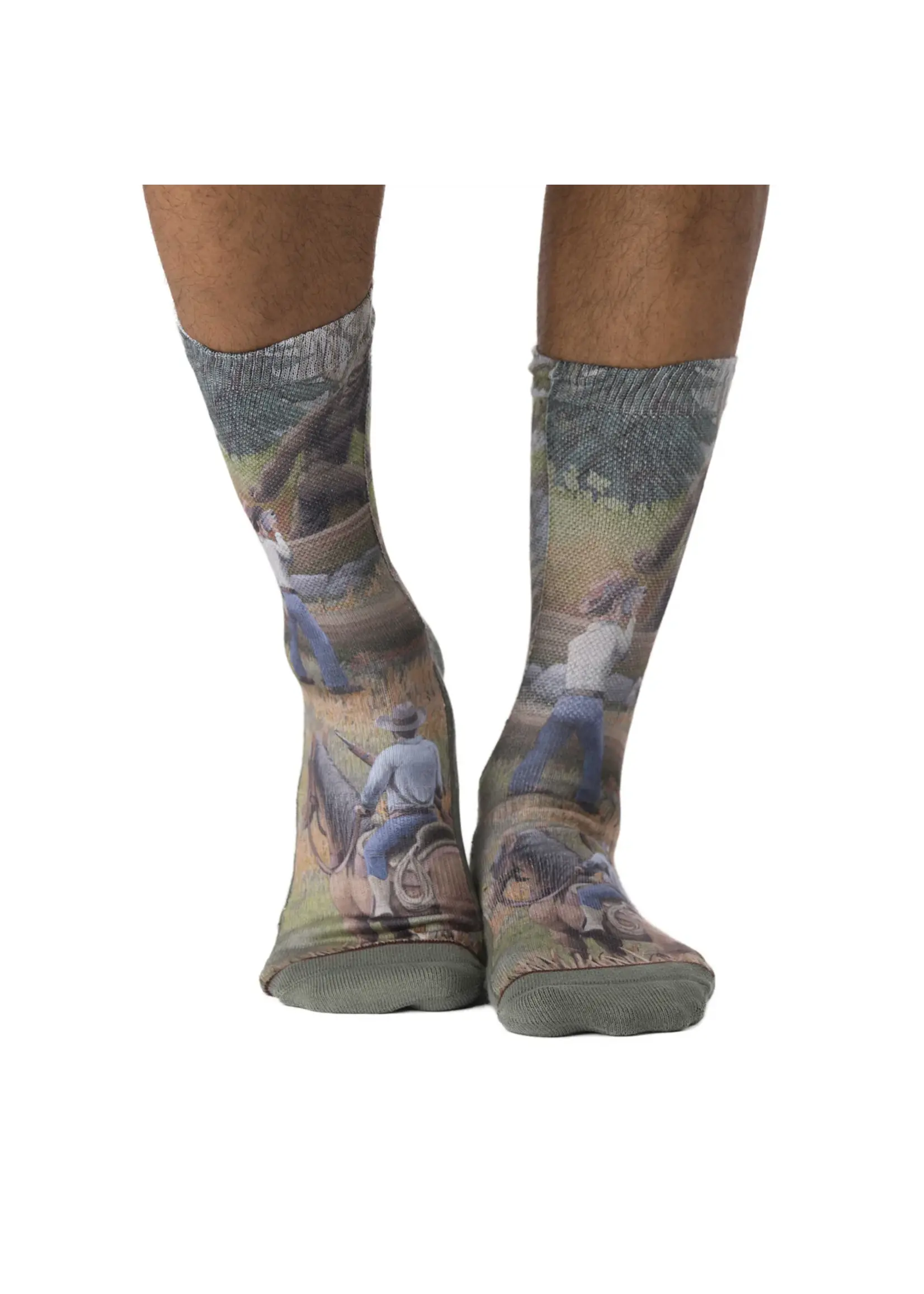 Men's Bigfoot Patterson Gimlin Film Socks