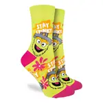 Good Luck Sock Women's Oscar the Grouch  "Stay Stinky" Socks