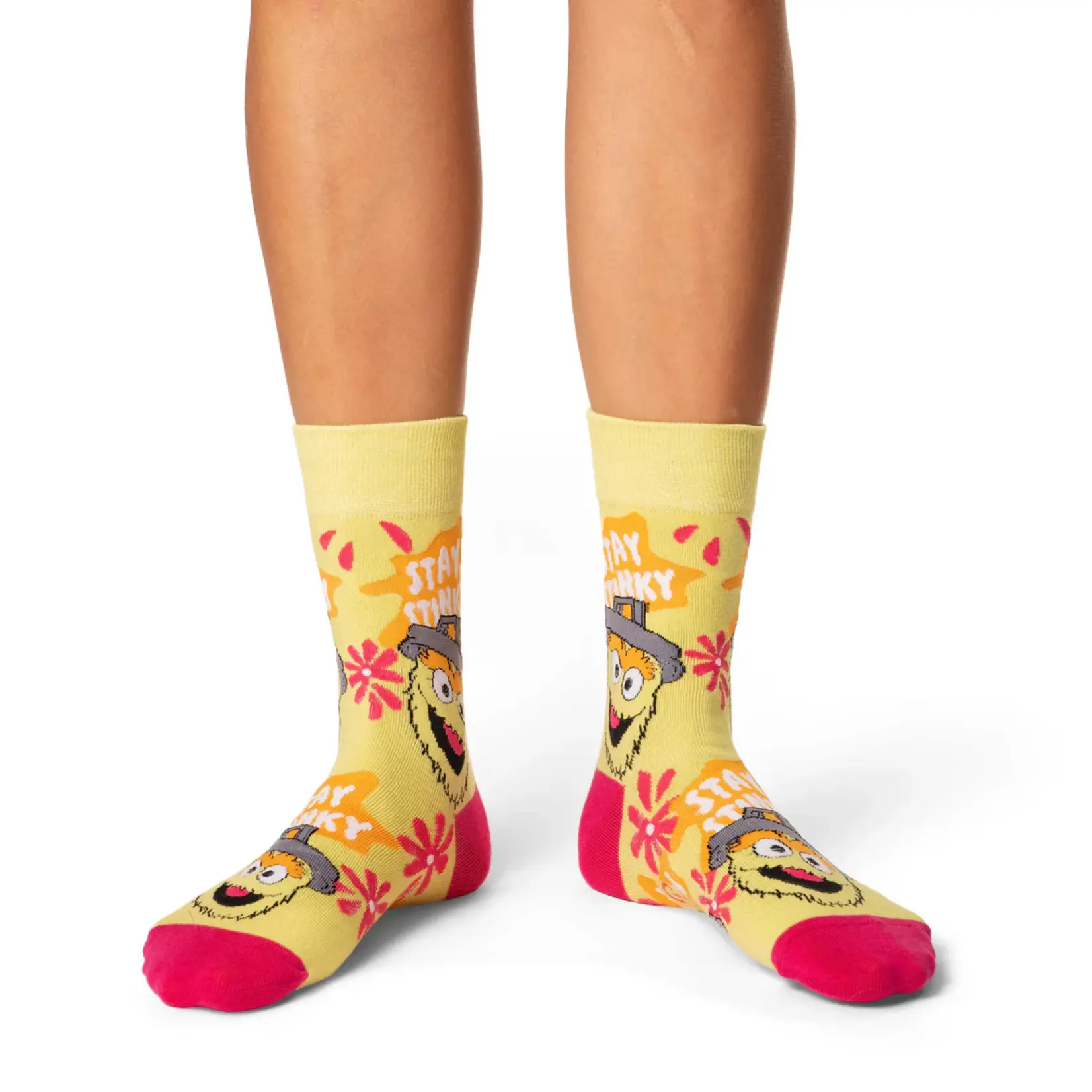 Good Luck Sock Women's Oscar the Grouch  "Stay Stinky" Socks