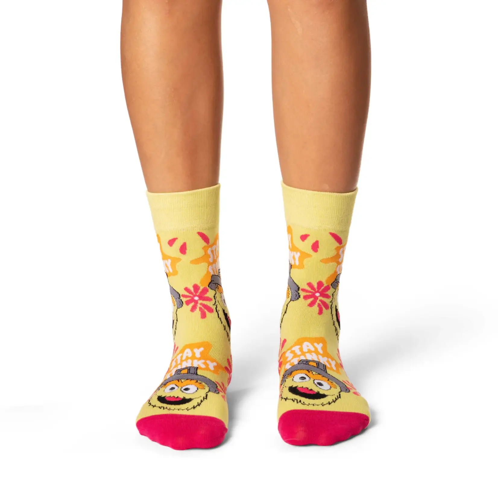 Good Luck Sock Women's Oscar the Grouch  "Stay Stinky" Socks