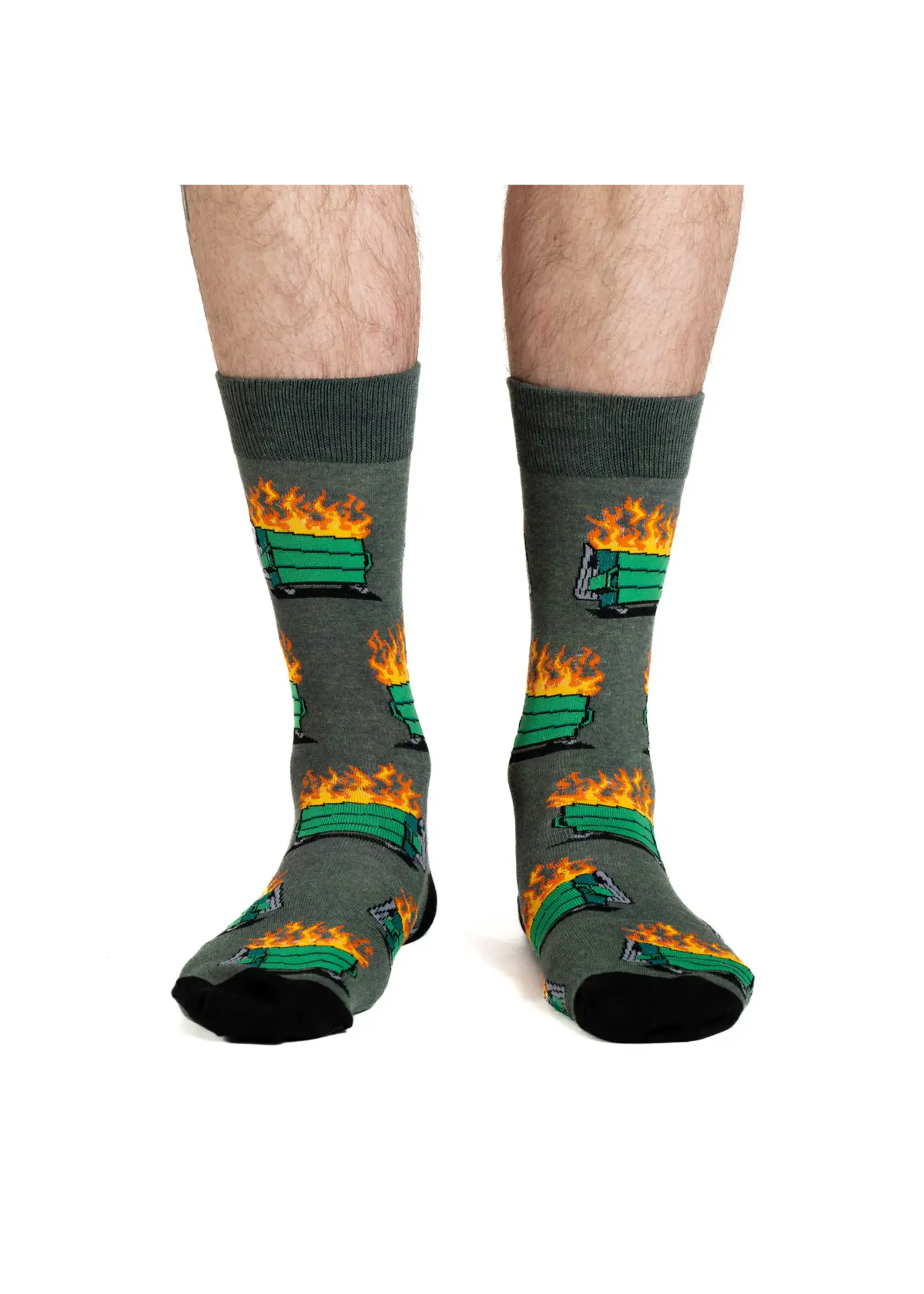 Men's Ankle Socks - Dumpster Fire