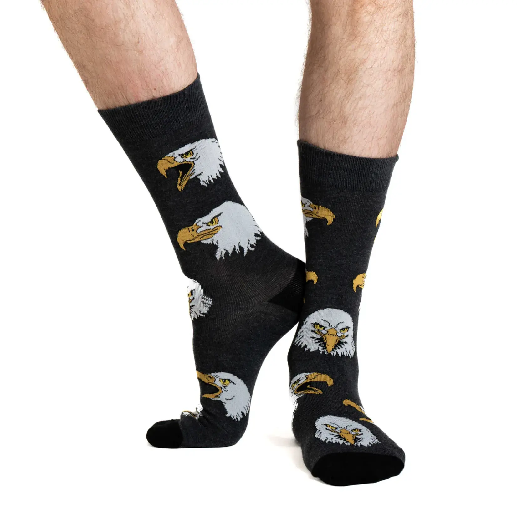 Good Luck Sock Men's Ankle Socks - Bald Eagle