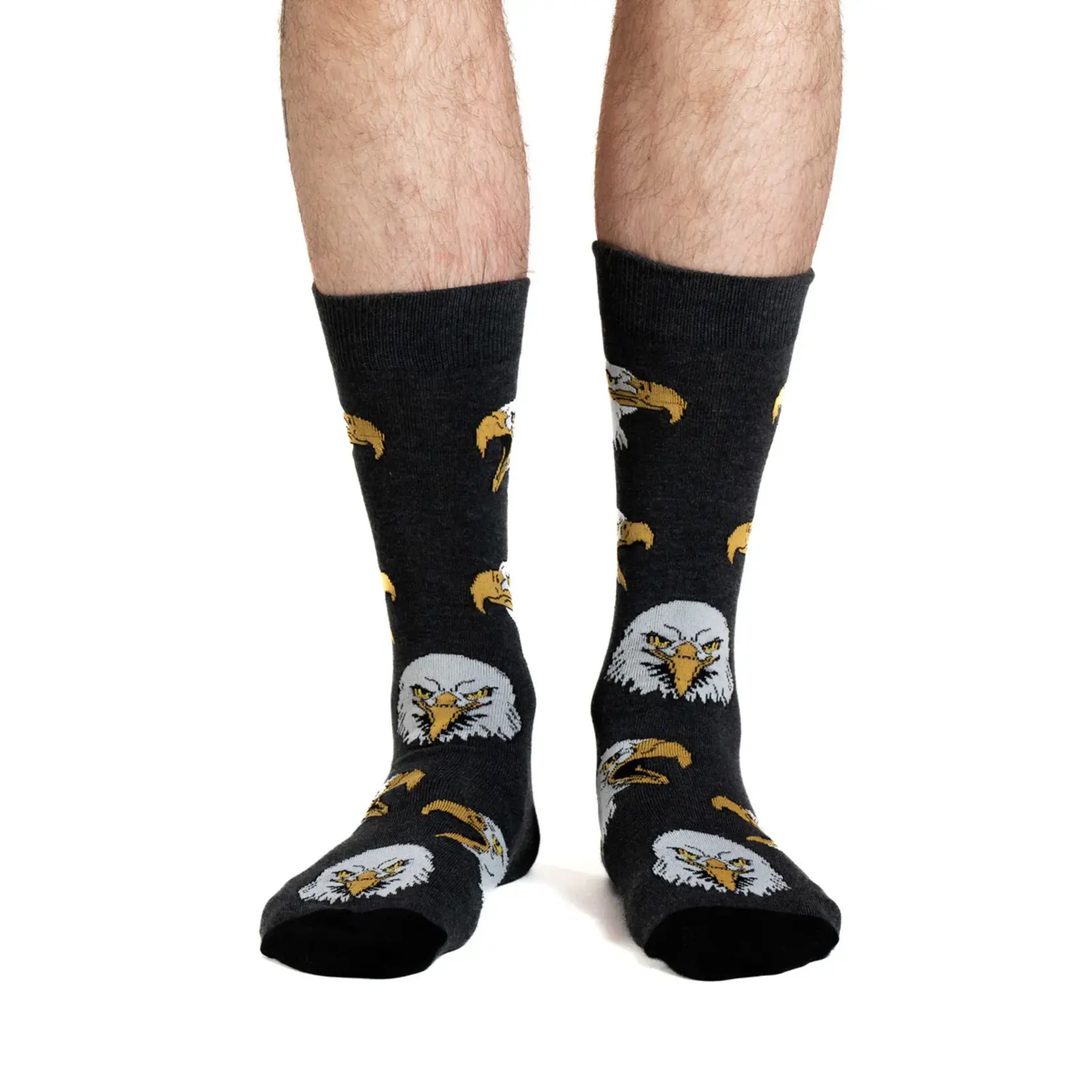 Good Luck Sock Men's Ankle Socks - Bald Eagle
