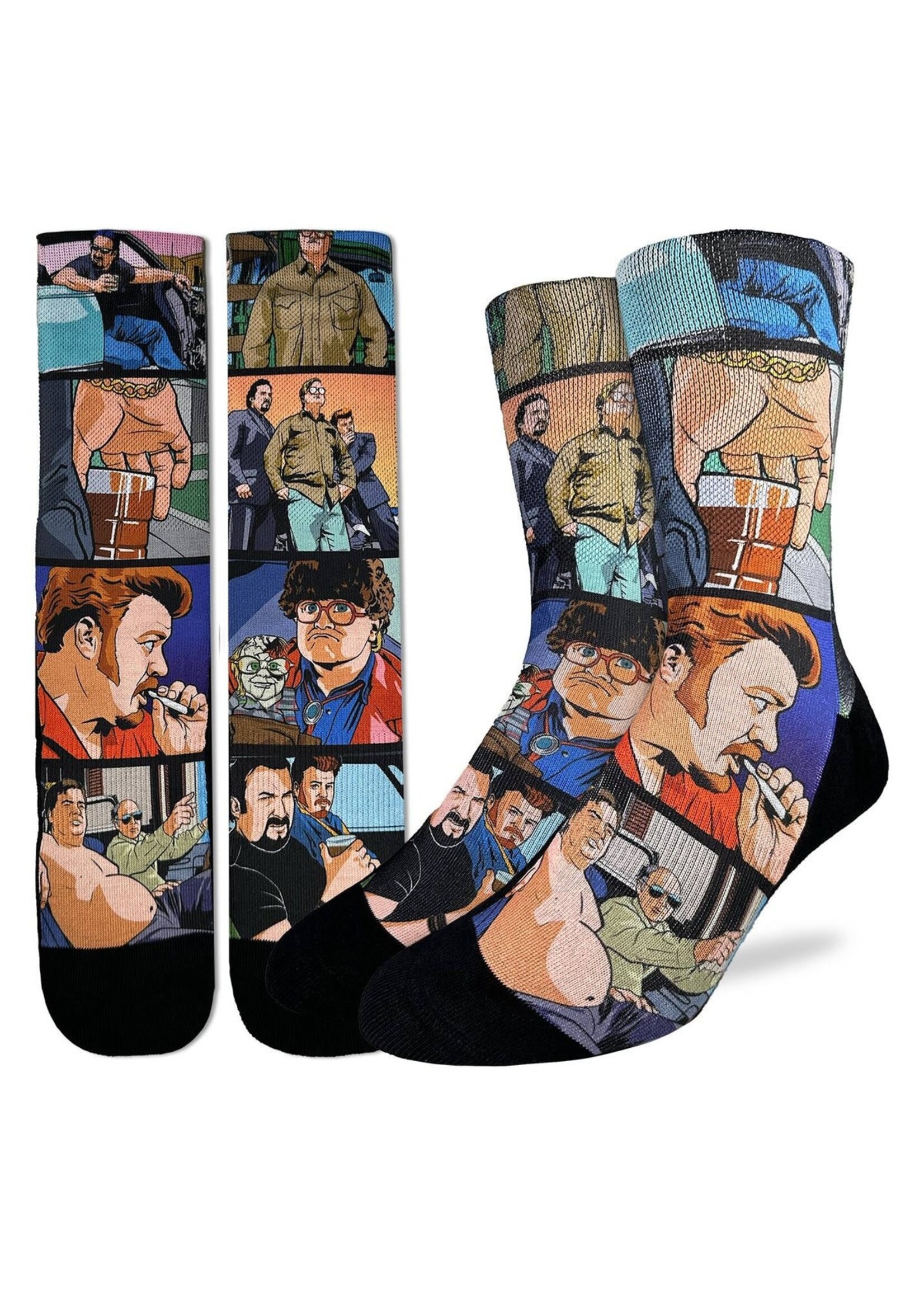 Men's Trailer Park Boys Comic Strip Socks