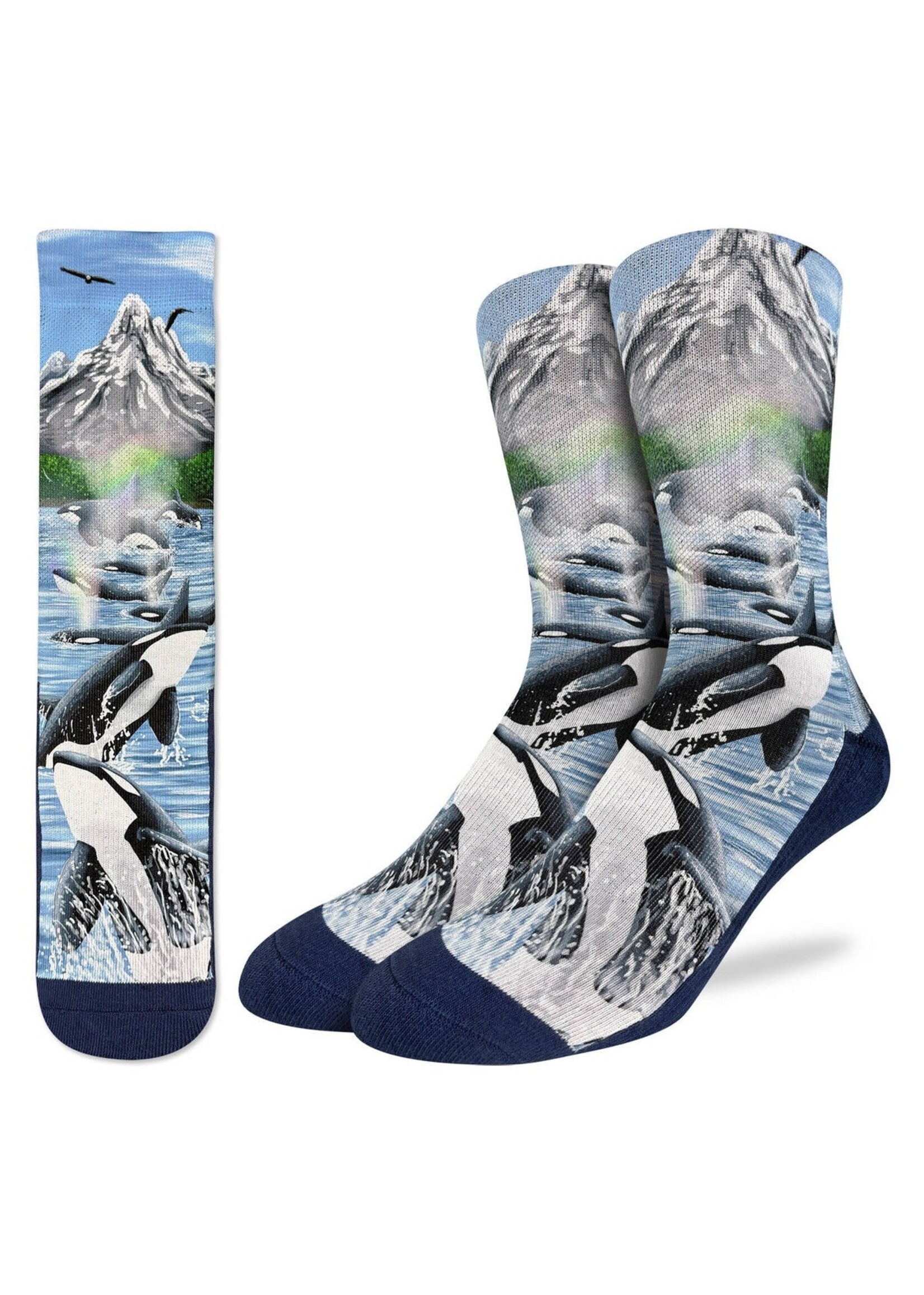Men's Breaching Orcas Socks