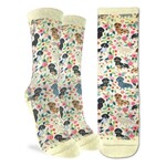 Women's Floral Dachshund Socks