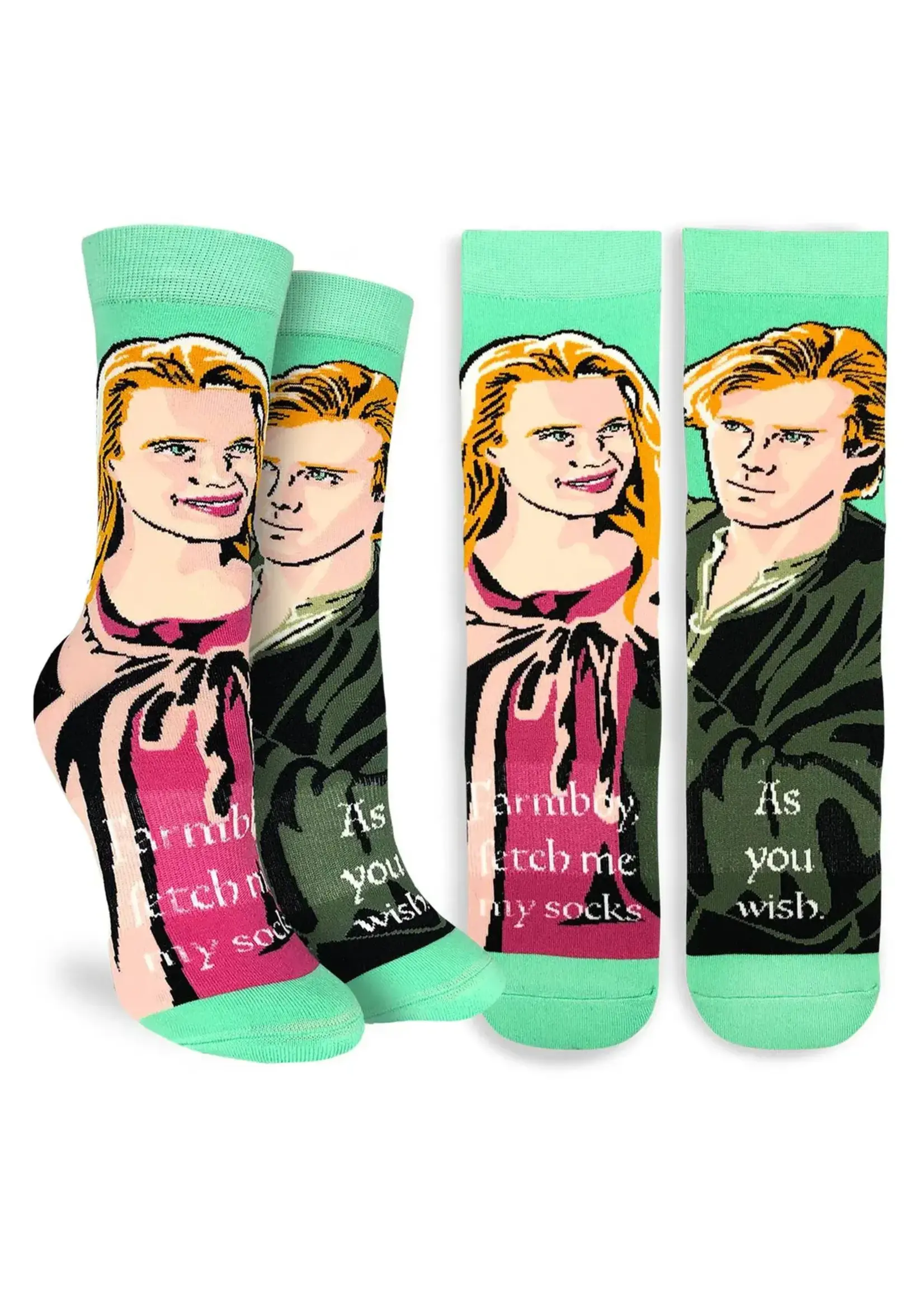 Women's The Princess Bride Buttercup and Westley Socks