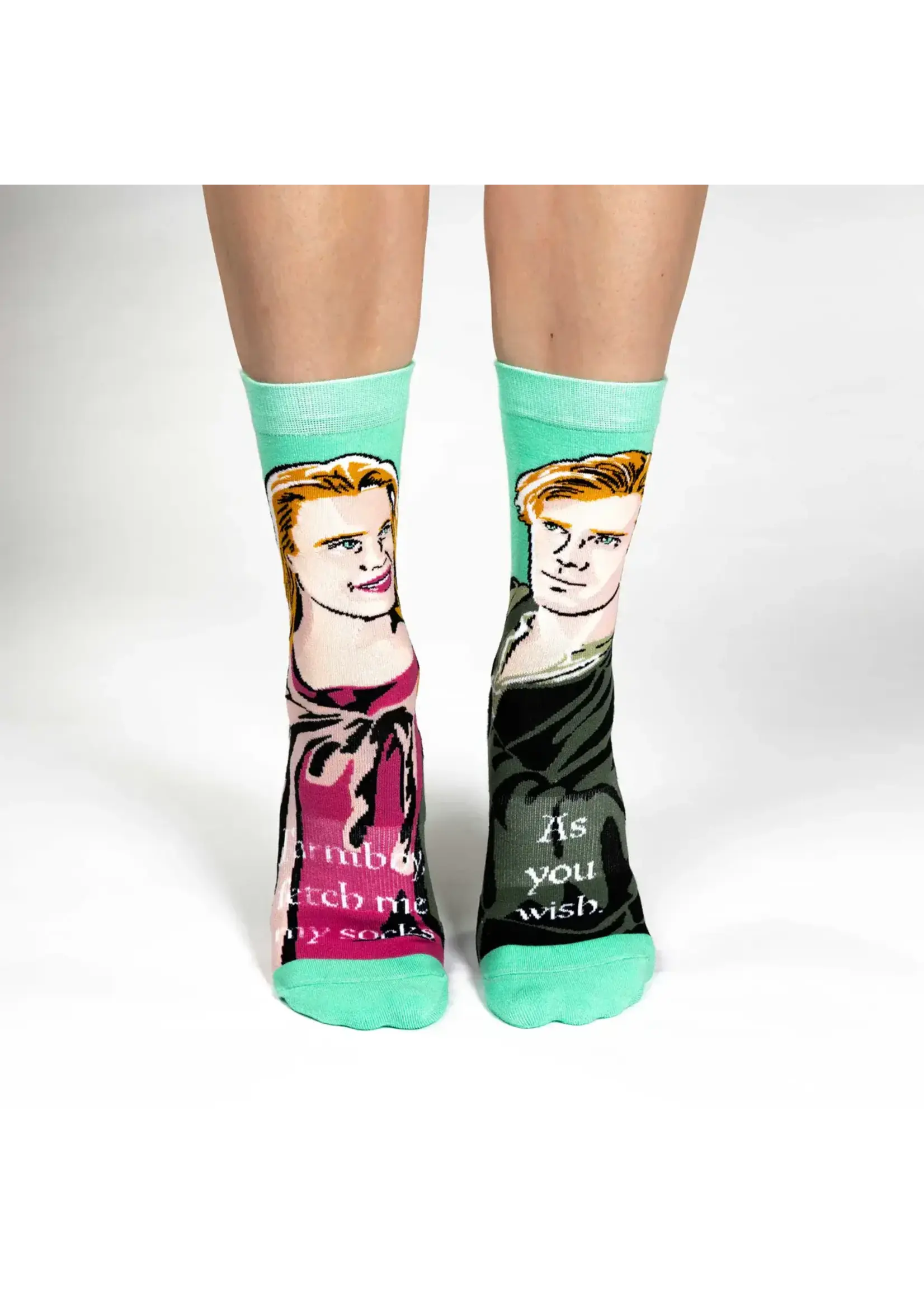 Women's The Princess Bride Buttercup and Westley Socks