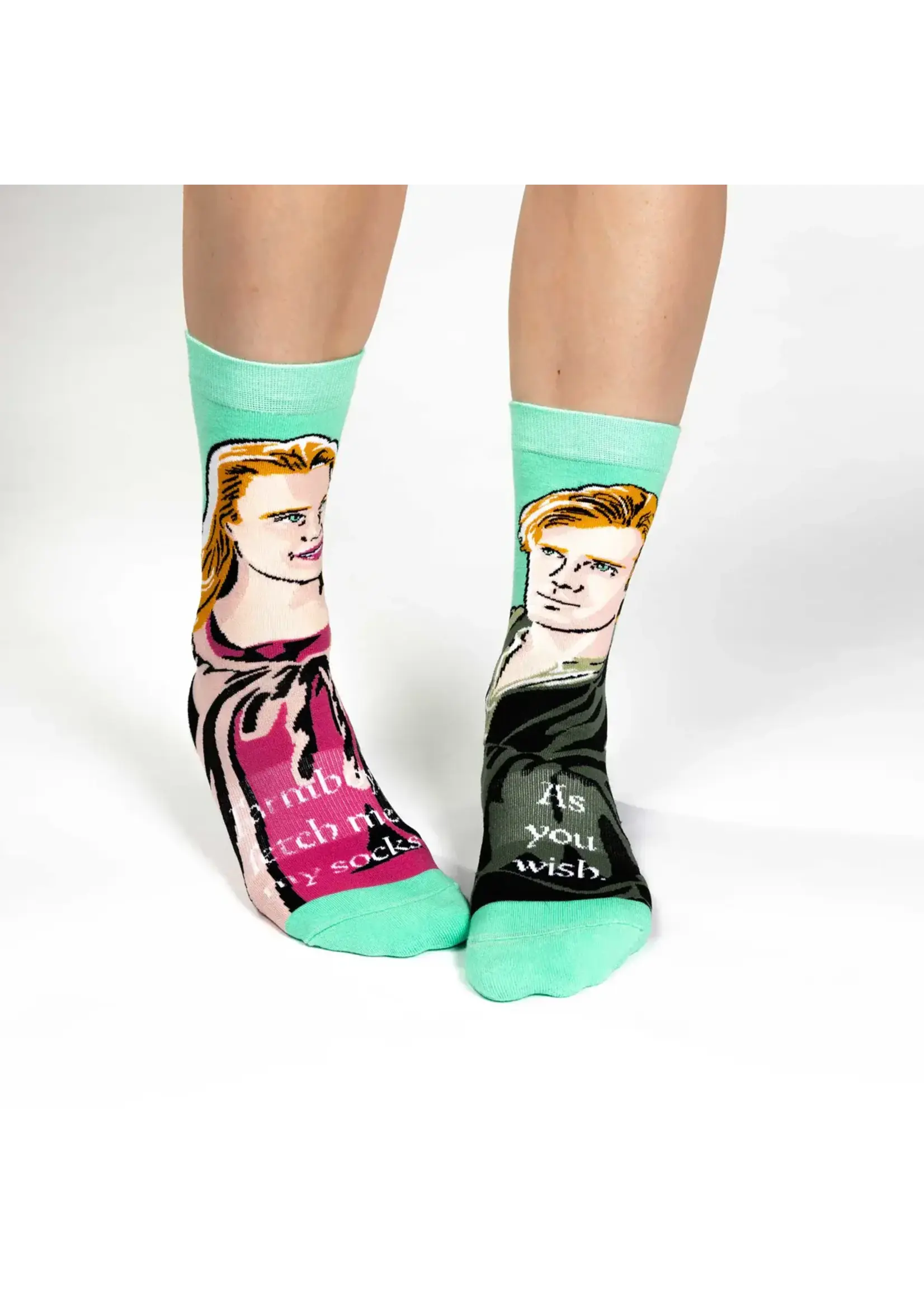Women's The Princess Bride Buttercup and Westley Socks