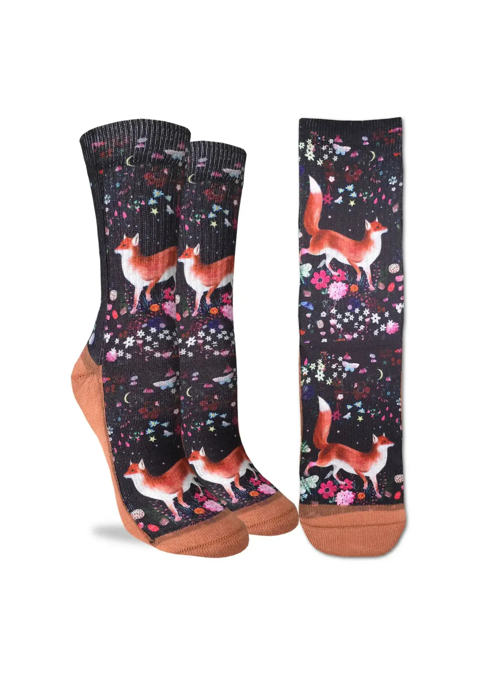 Women's Floral Fox Socks