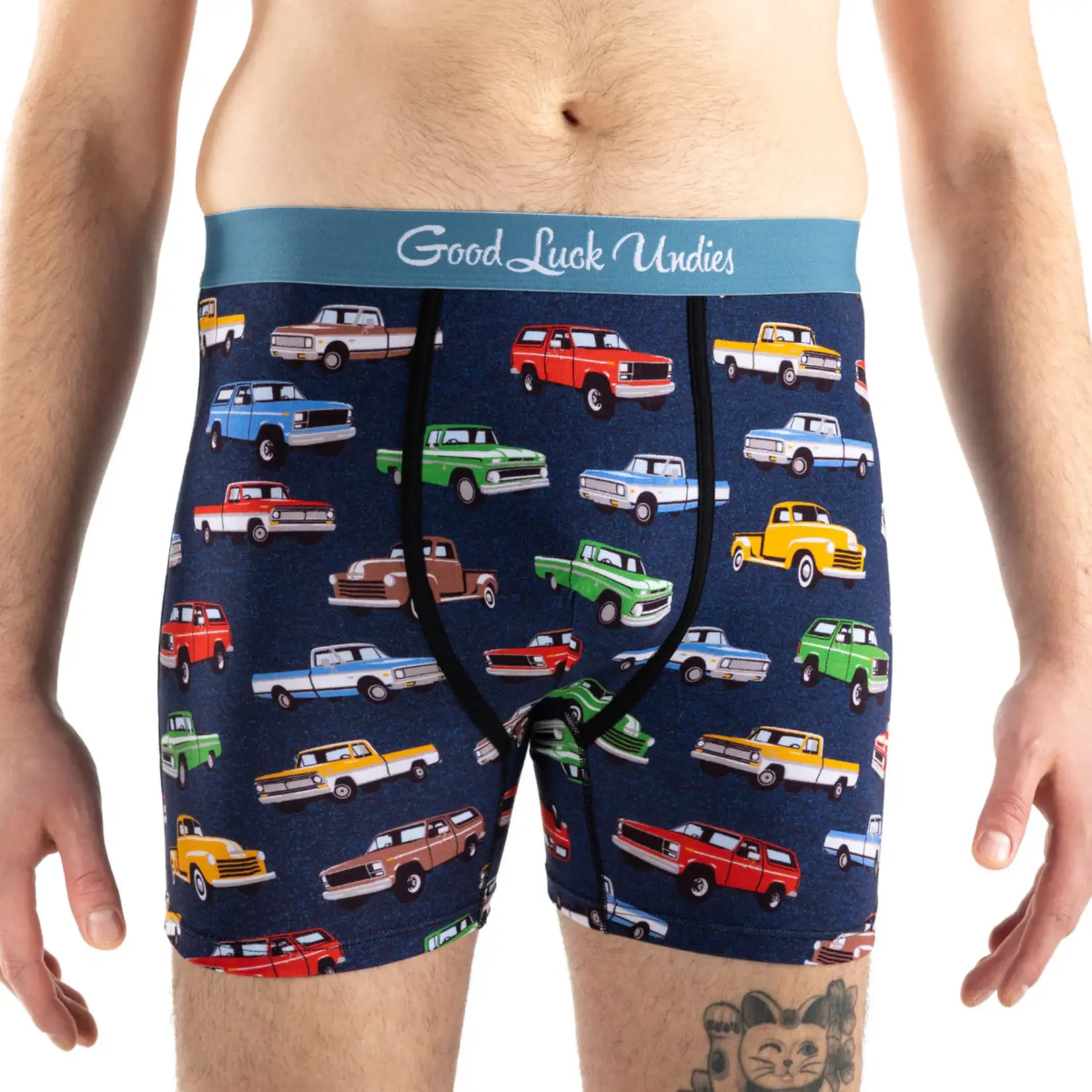 Good Luck Sock Men's Trucks Underwear