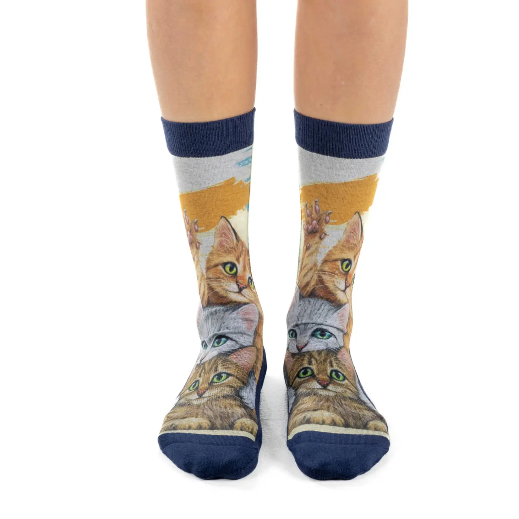 Good Luck Sock Women's Stack the Cats Socks