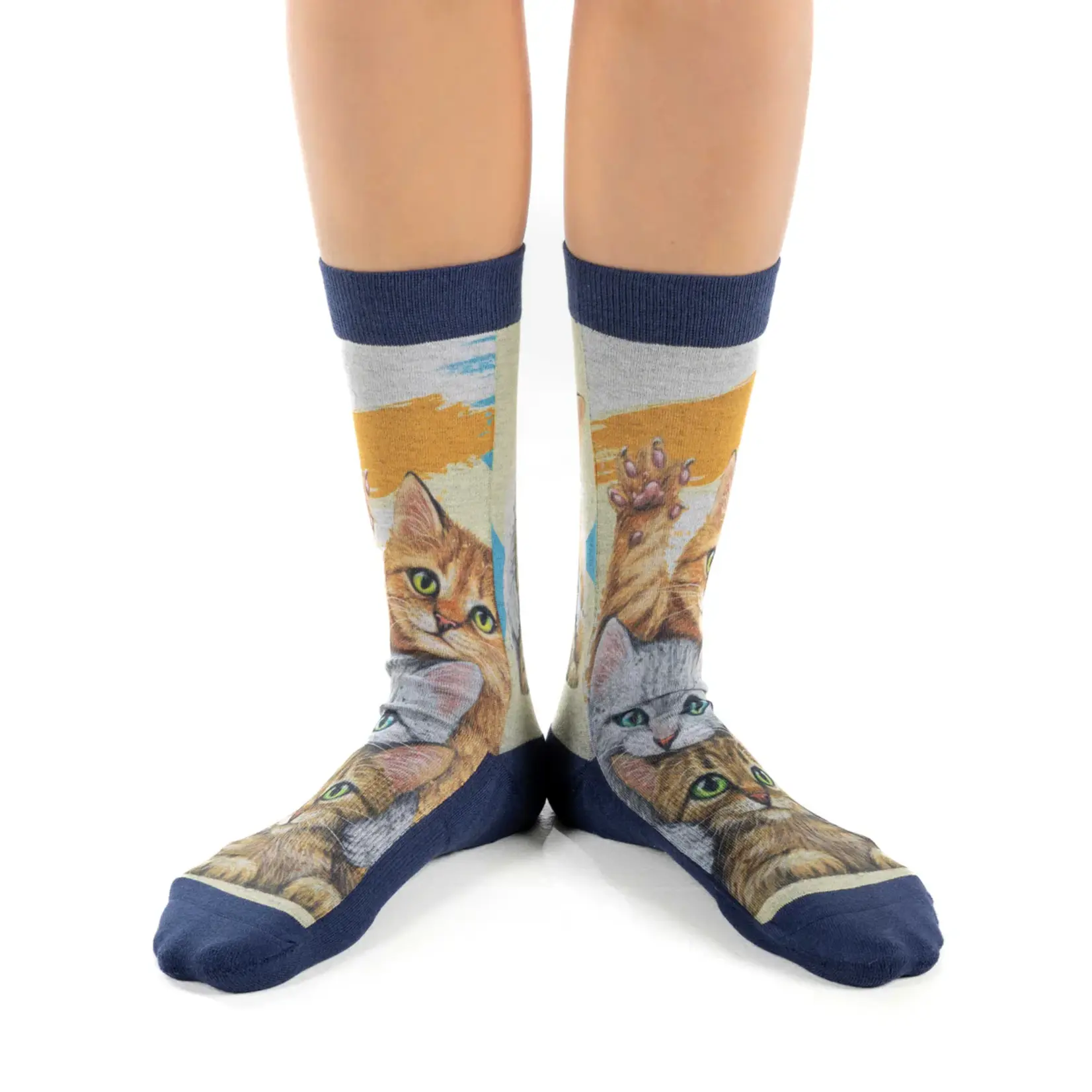 Good Luck Sock Women's Stack the Cats Socks