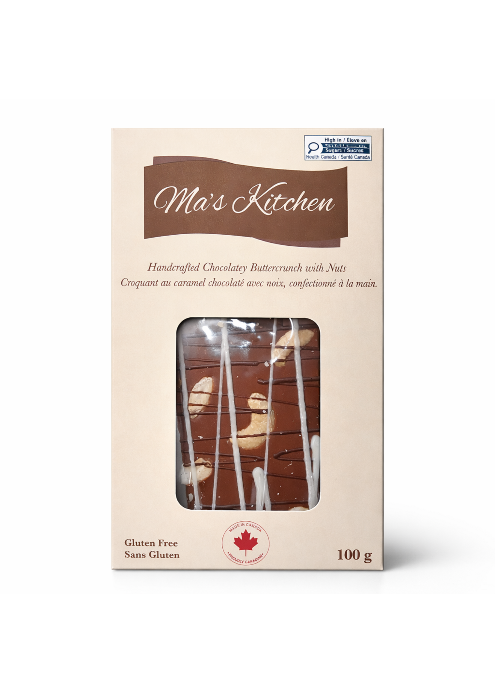 Ma's Kitchen Traditional Chocolate 100 g - Dark or White