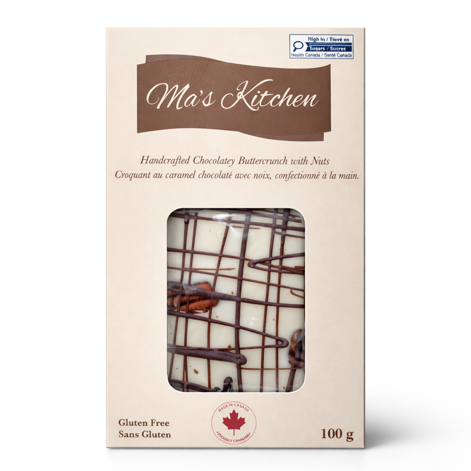 Ma's Kitchen Traditional Chocolate 100 g - Dark or White