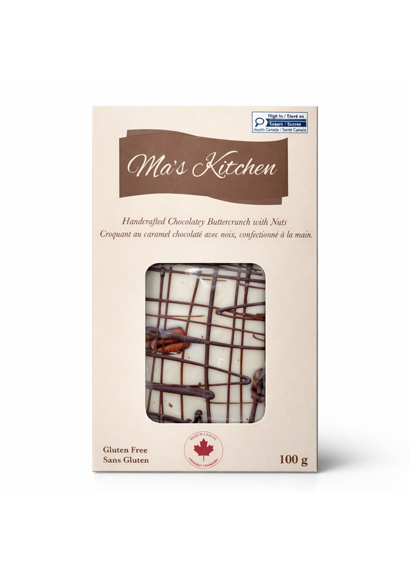 Ma's Kitchen Traditional Chocolate 100 g - Dark or White