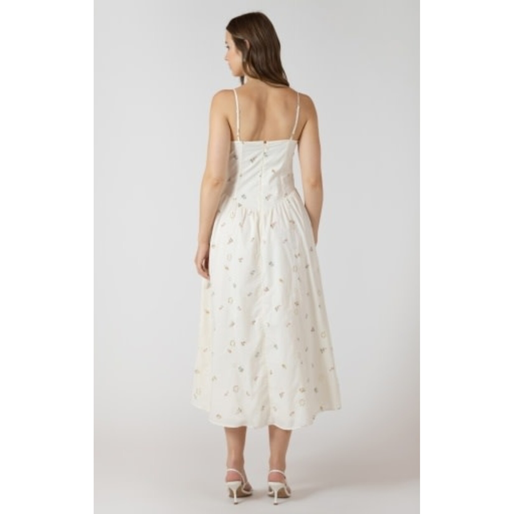 Dex Clothing 2722503 D - Smocked Detail Midi Dress