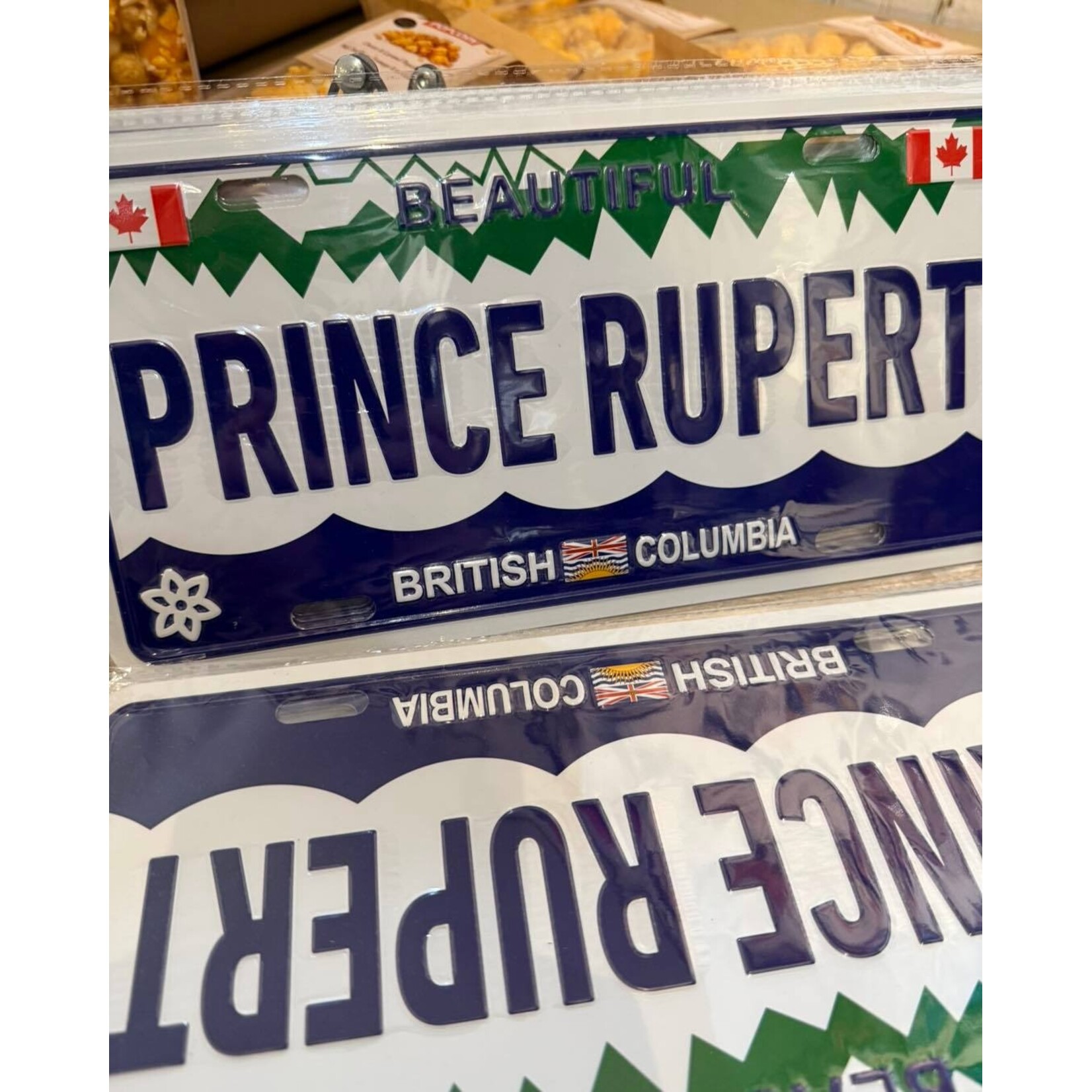 A&F Fiesta Inc. Prince Rupert Souvenir License Plate