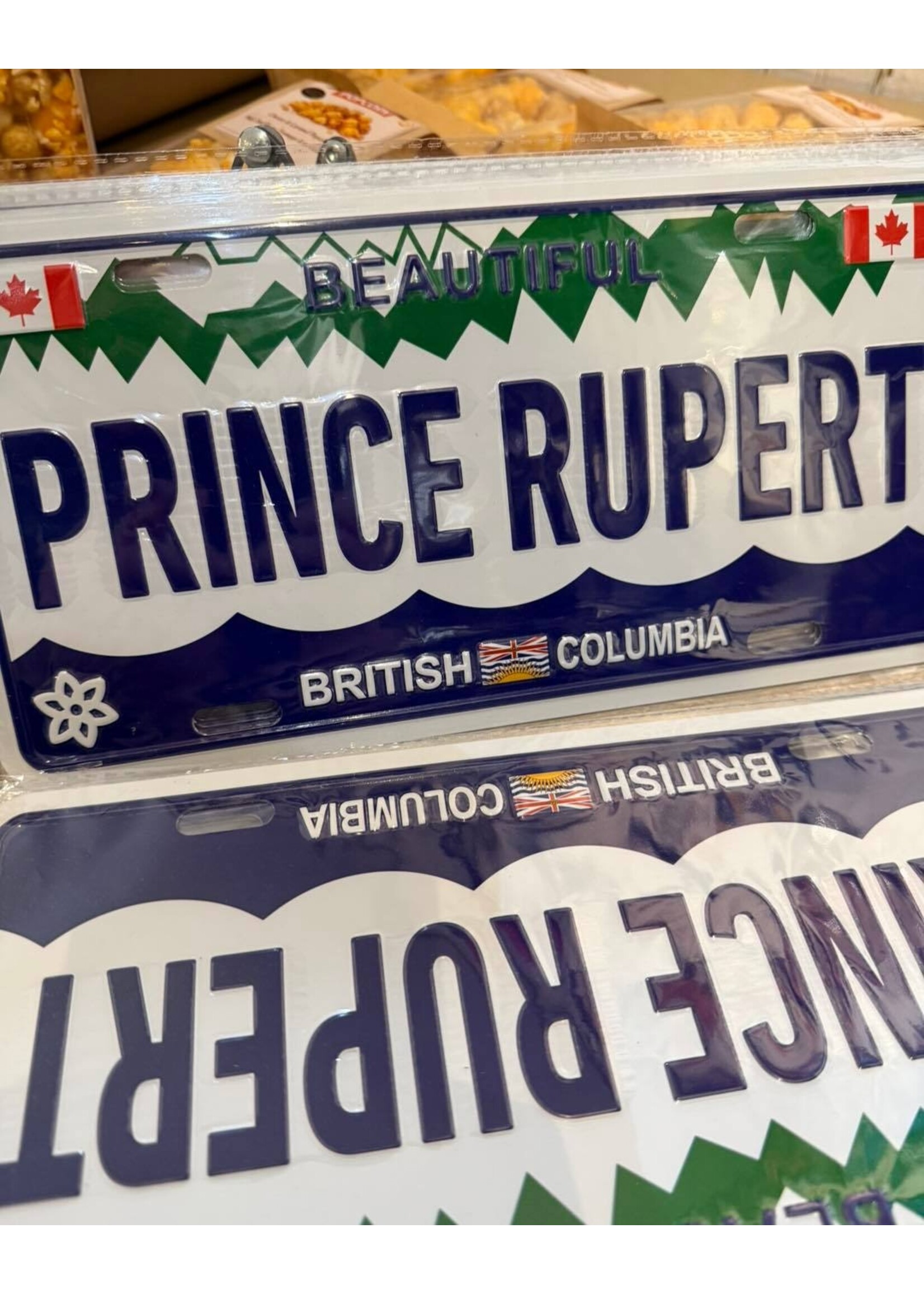 A&F Fiesta Inc. Prince Rupert Souvenir License Plate