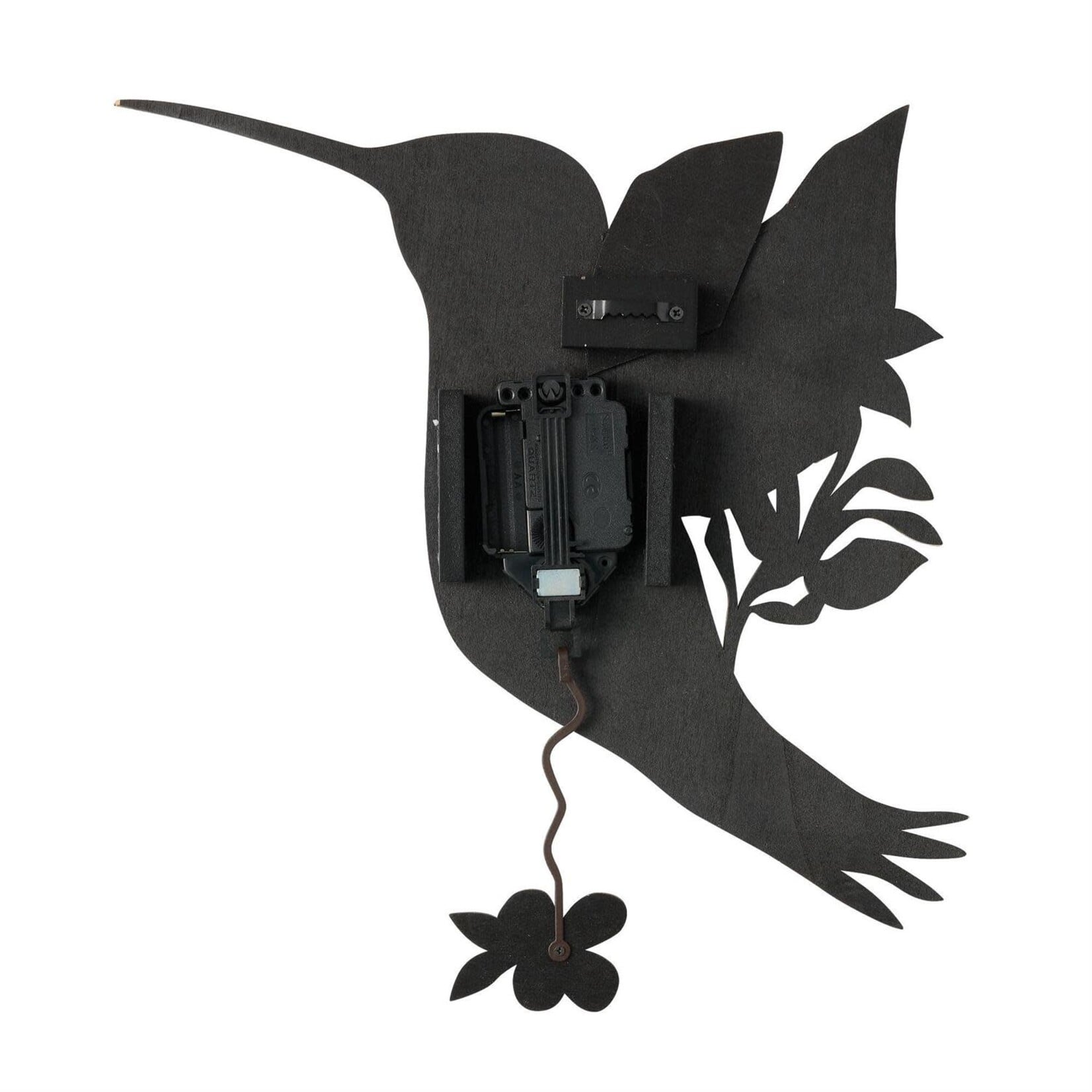 Allen Designs Sweet Nectar Wood Hummingbird Wall Clock