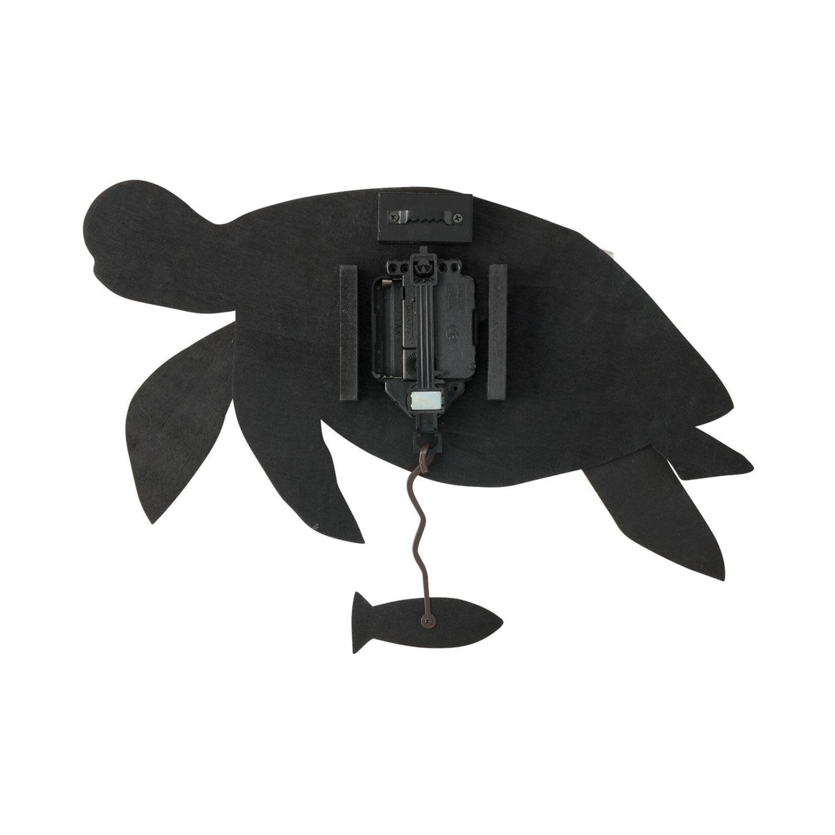 Allen Designs Shellbound Wood Turtle Wall Clock