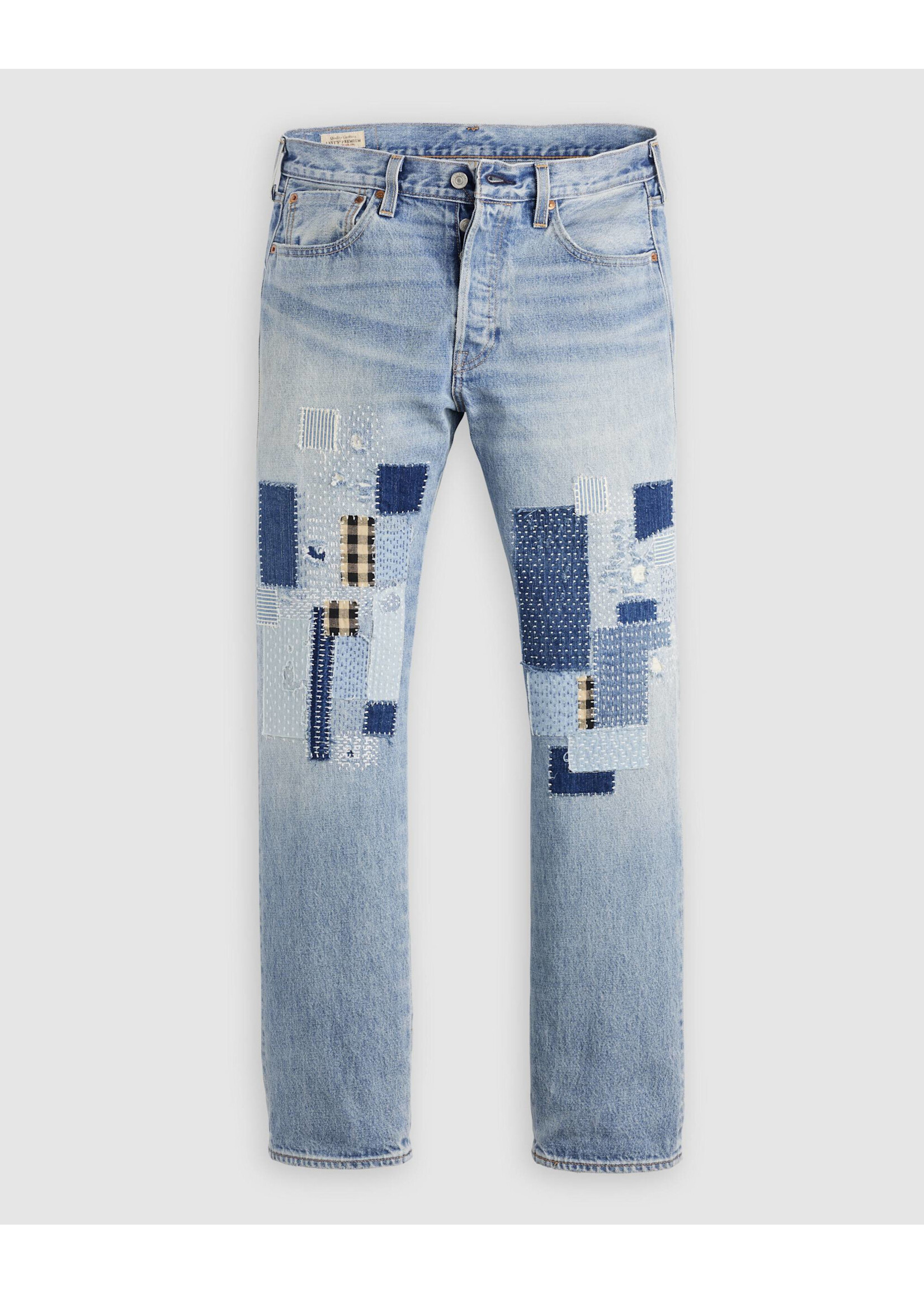 Levi Strauss Canada 501 Levi's Original Premium Denim (Sashiko Selvedge Blue)
