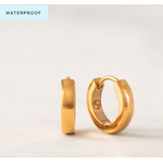 Lover's Tempo Maya Earrings - 13 mm, 14K Gold, Waterproof