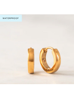 Lover's Tempo Maya Earrings - 13 mm, 14K Gold, Waterproof