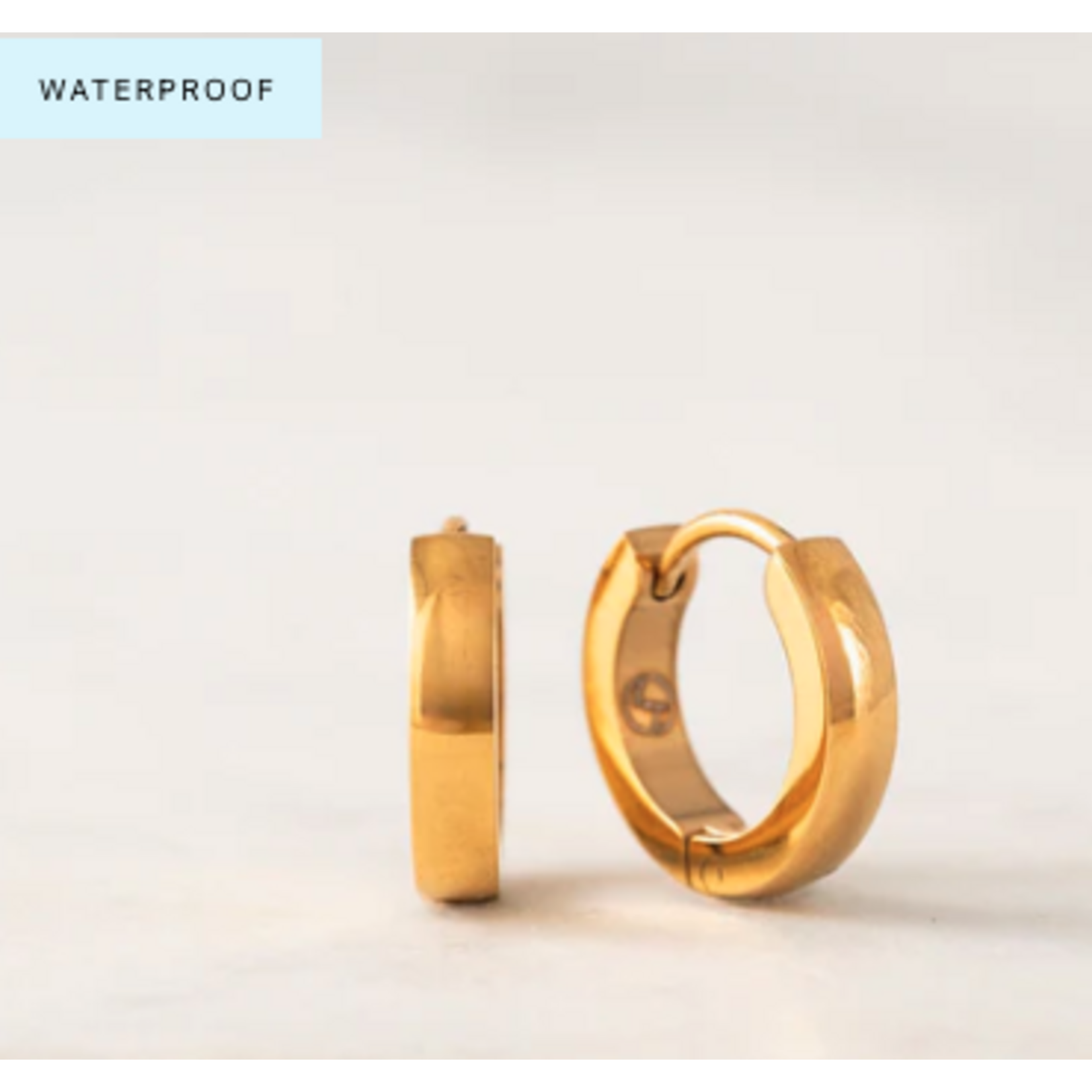 Lover's Tempo Maya Earrings - 13 mm, 14K Gold, Waterproof