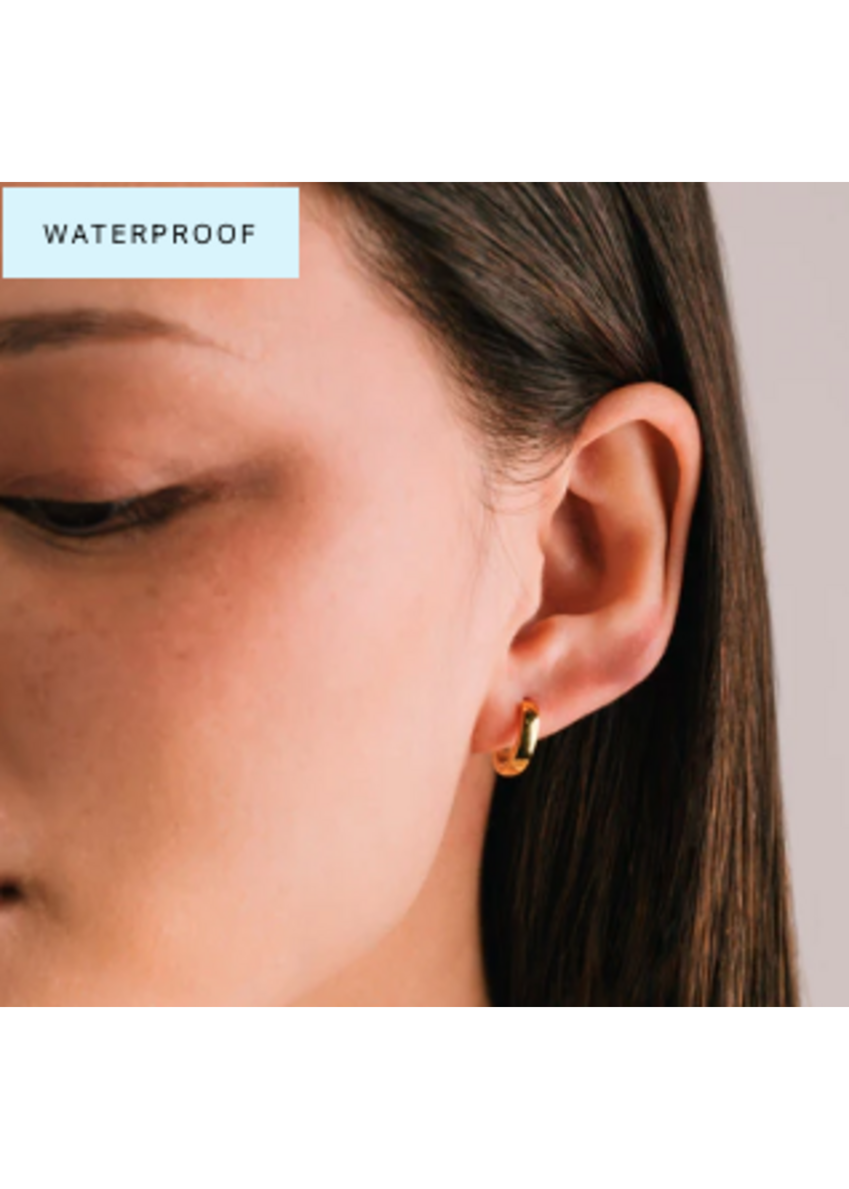Lover's Tempo Maya Earrings - 13 mm, 14K Gold, Waterproof