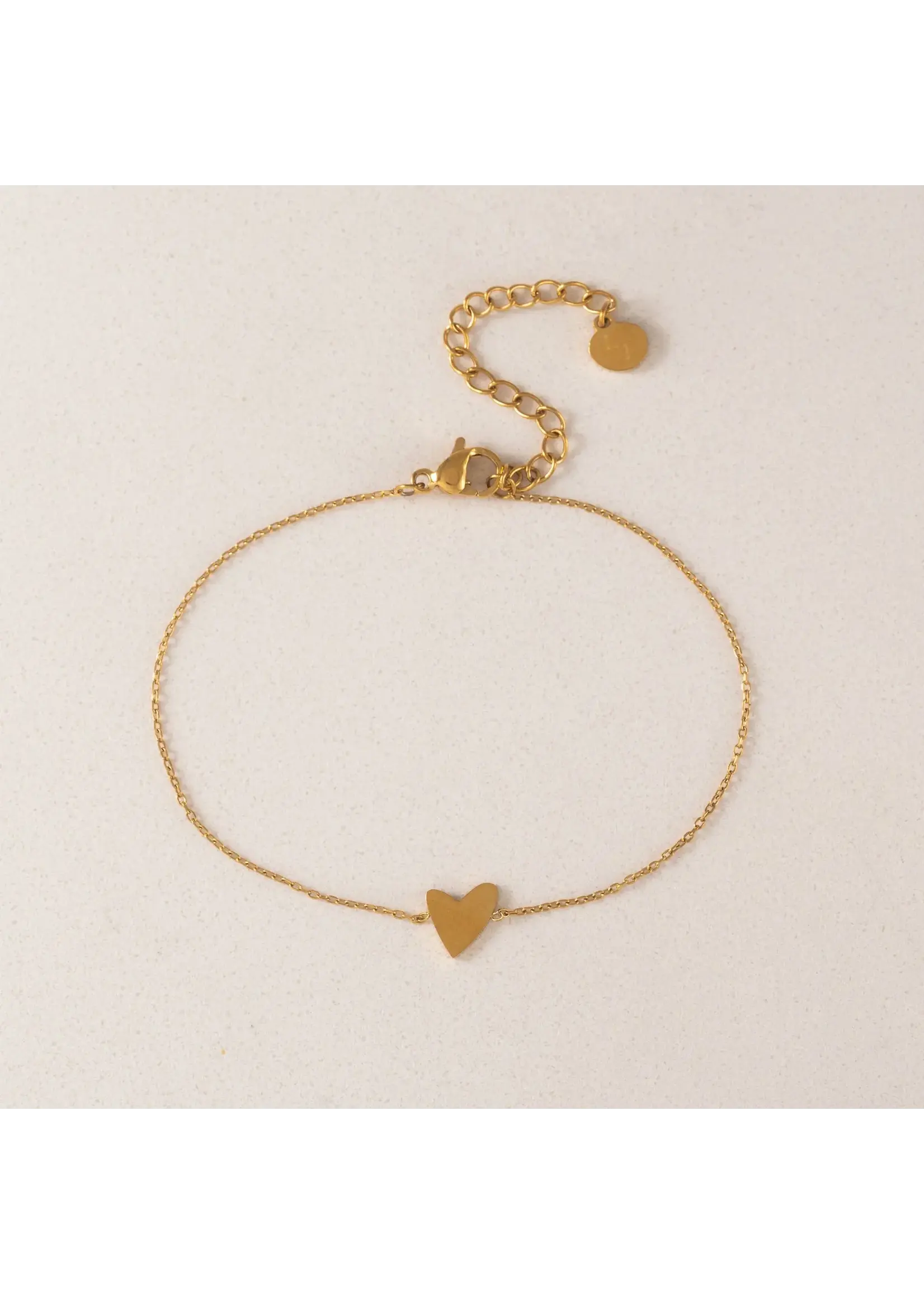 Lover's Tempo Flirt Bracelet 6.3" 18K Gold PVD Tarnishproof, Waterproof
