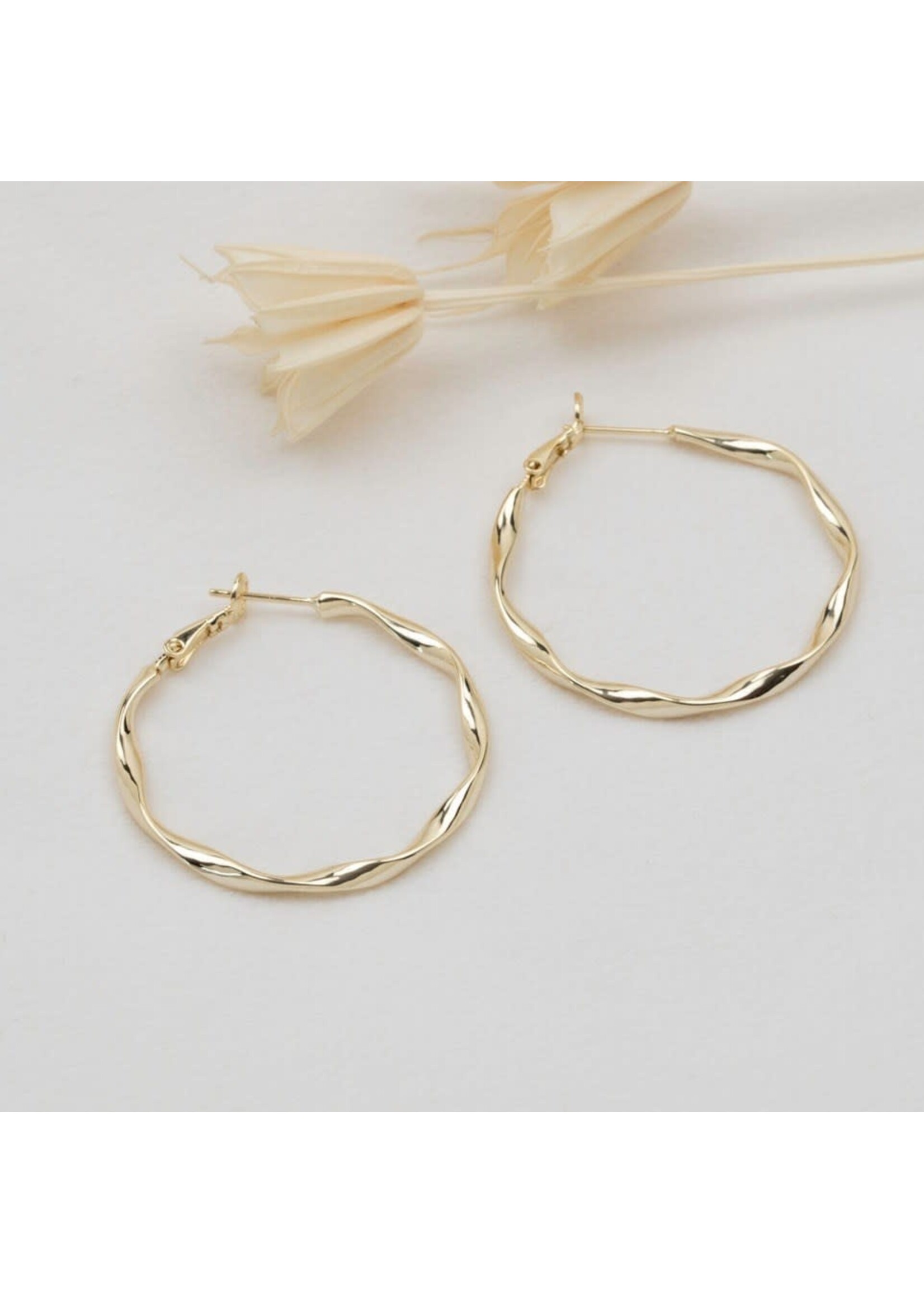 Glee Urban Hoop Earrings - Hypoallergenic, Antitarnish