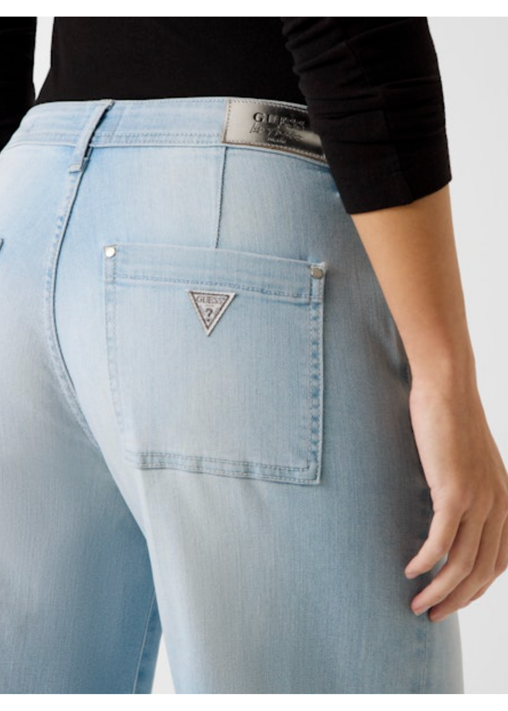 Guess Zoya Wide Leg Crop Jeans