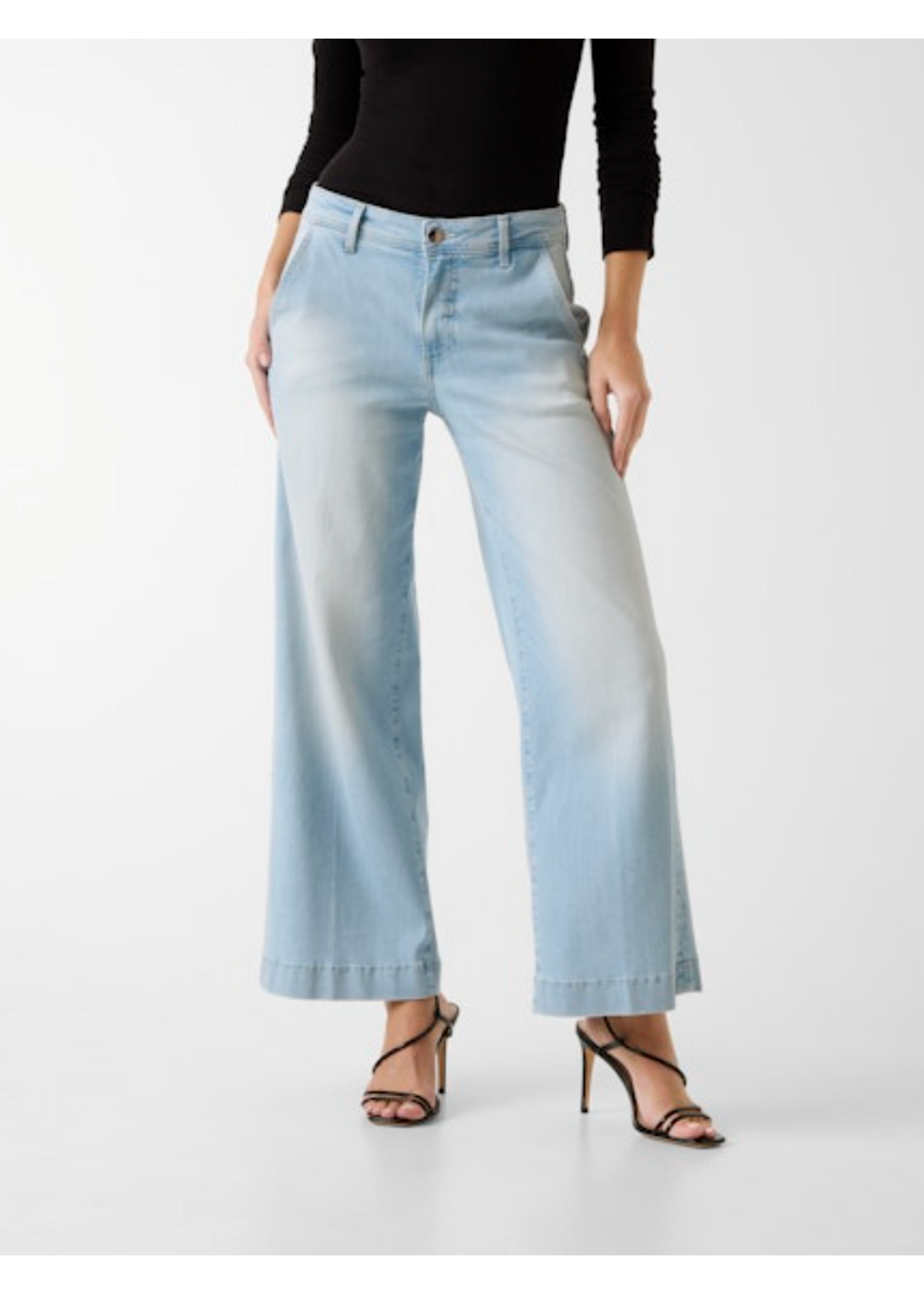 Guess Zoya Wide Leg Crop Jeans