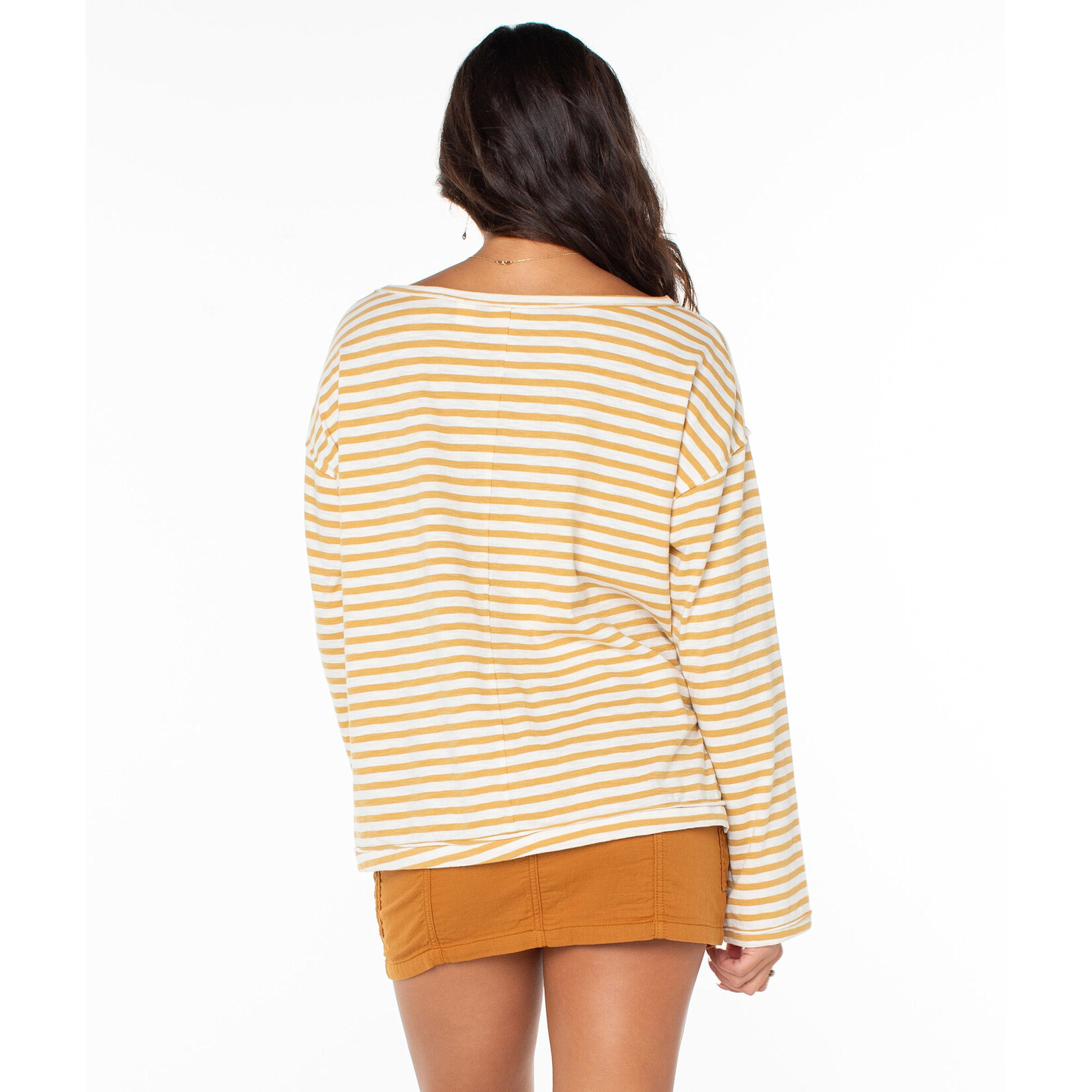 Roxy Good Vibes Striped Long Sleeve T-Shirt