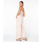 Roxy Gale Striped Linen Jumpsuit
