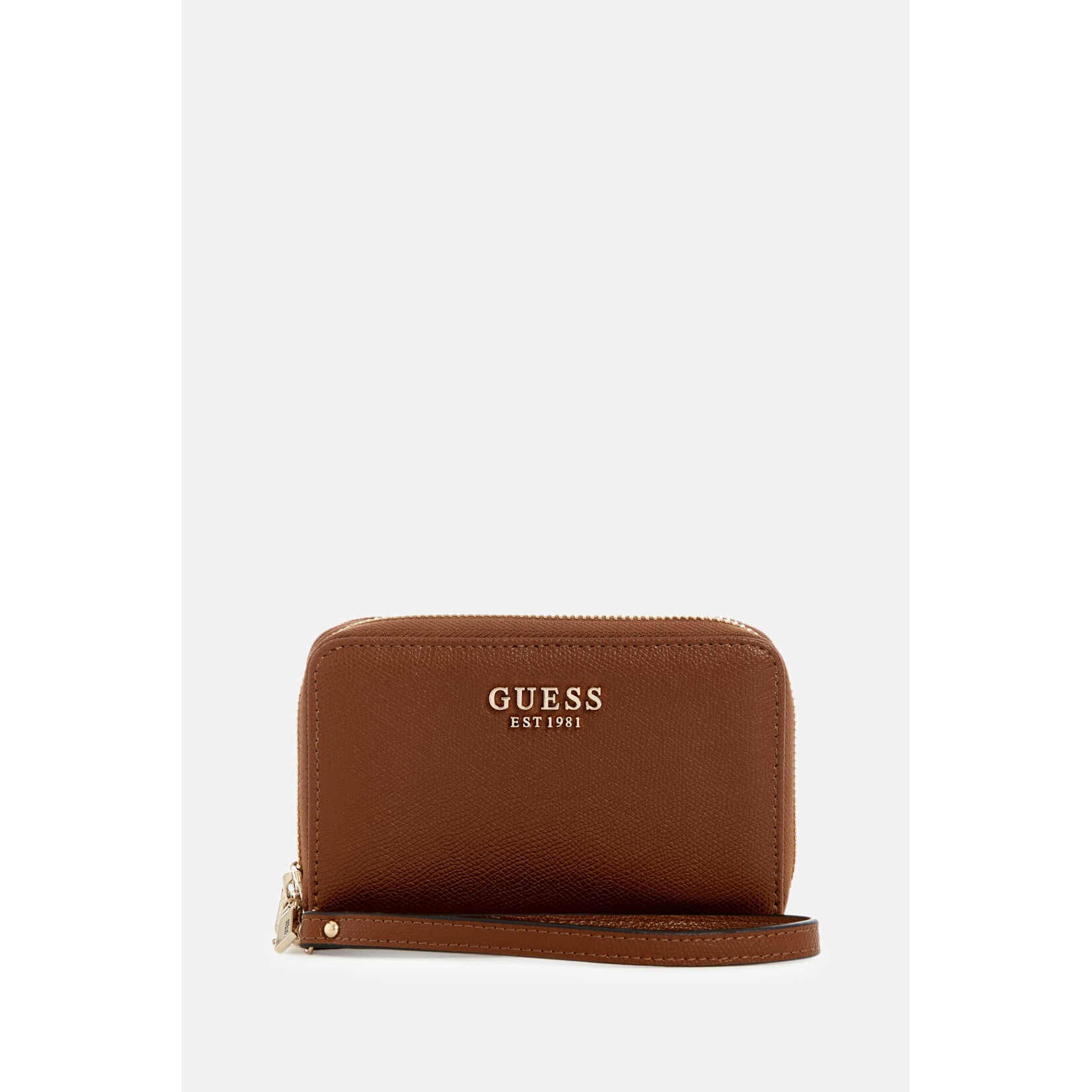 Guess Amorette Zip Around Wallet - Cognac