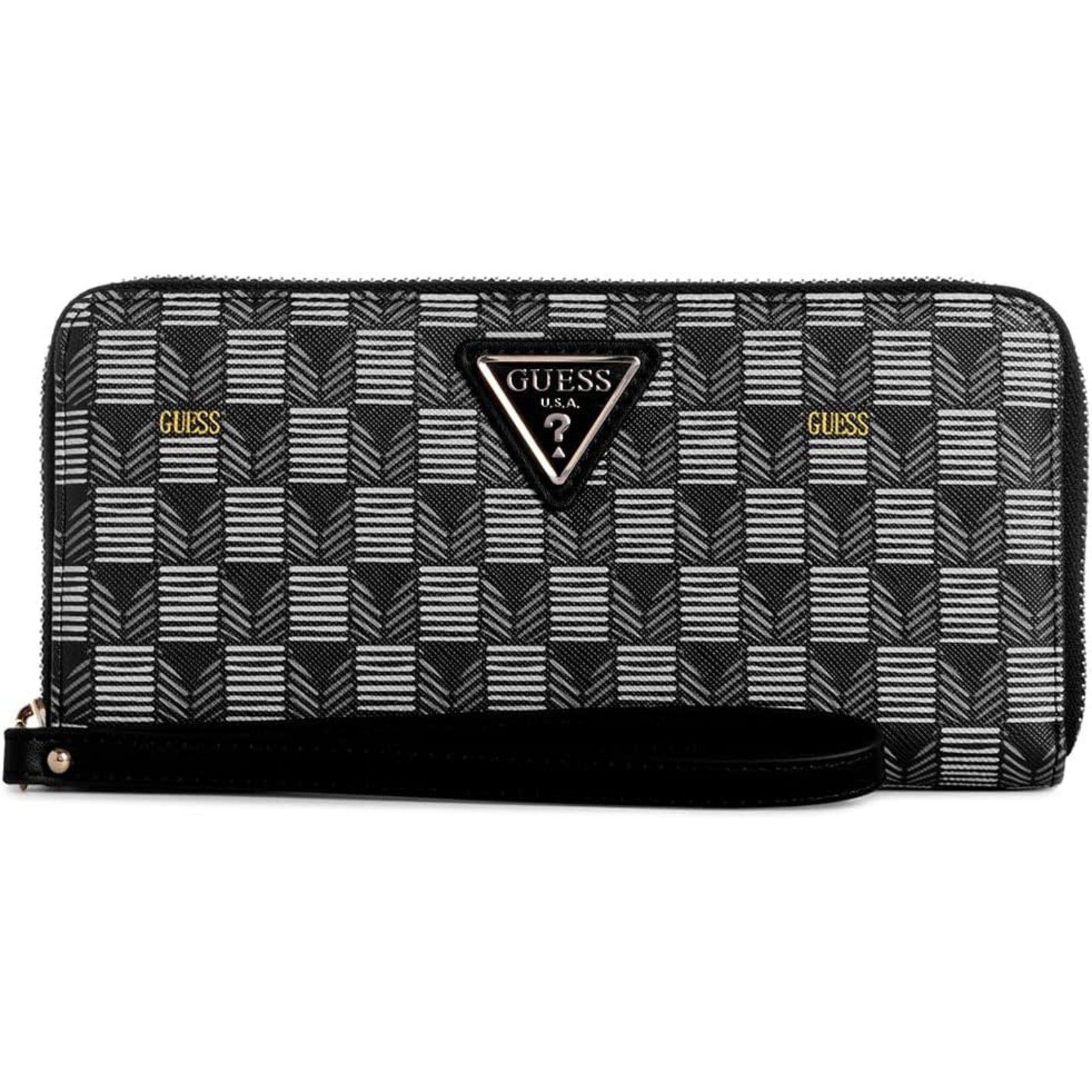 Guess G-Wave Zip Around Wallet - Black