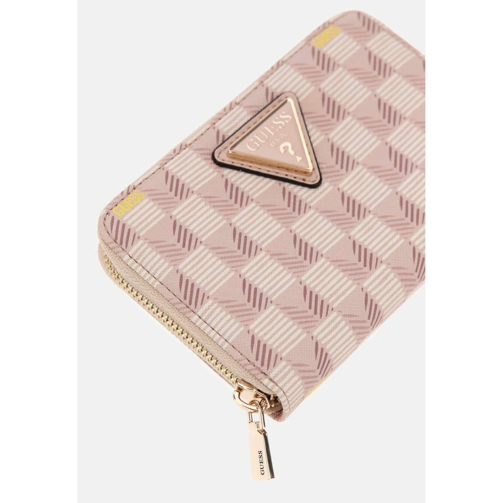 Guess G-Wave Medium Zip Around Wallet - Rose