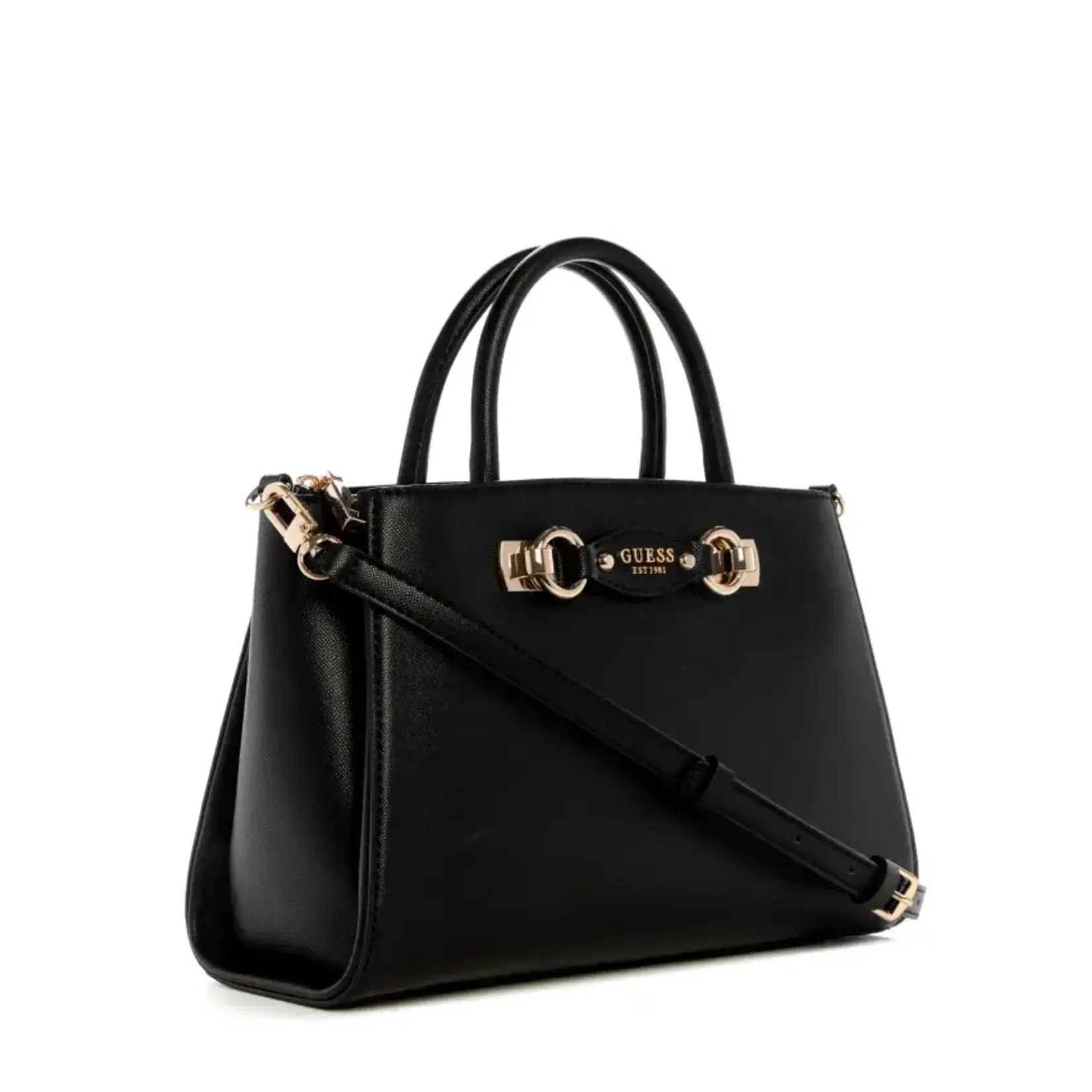 Guess Mimina Girlfriend Satchel - Black